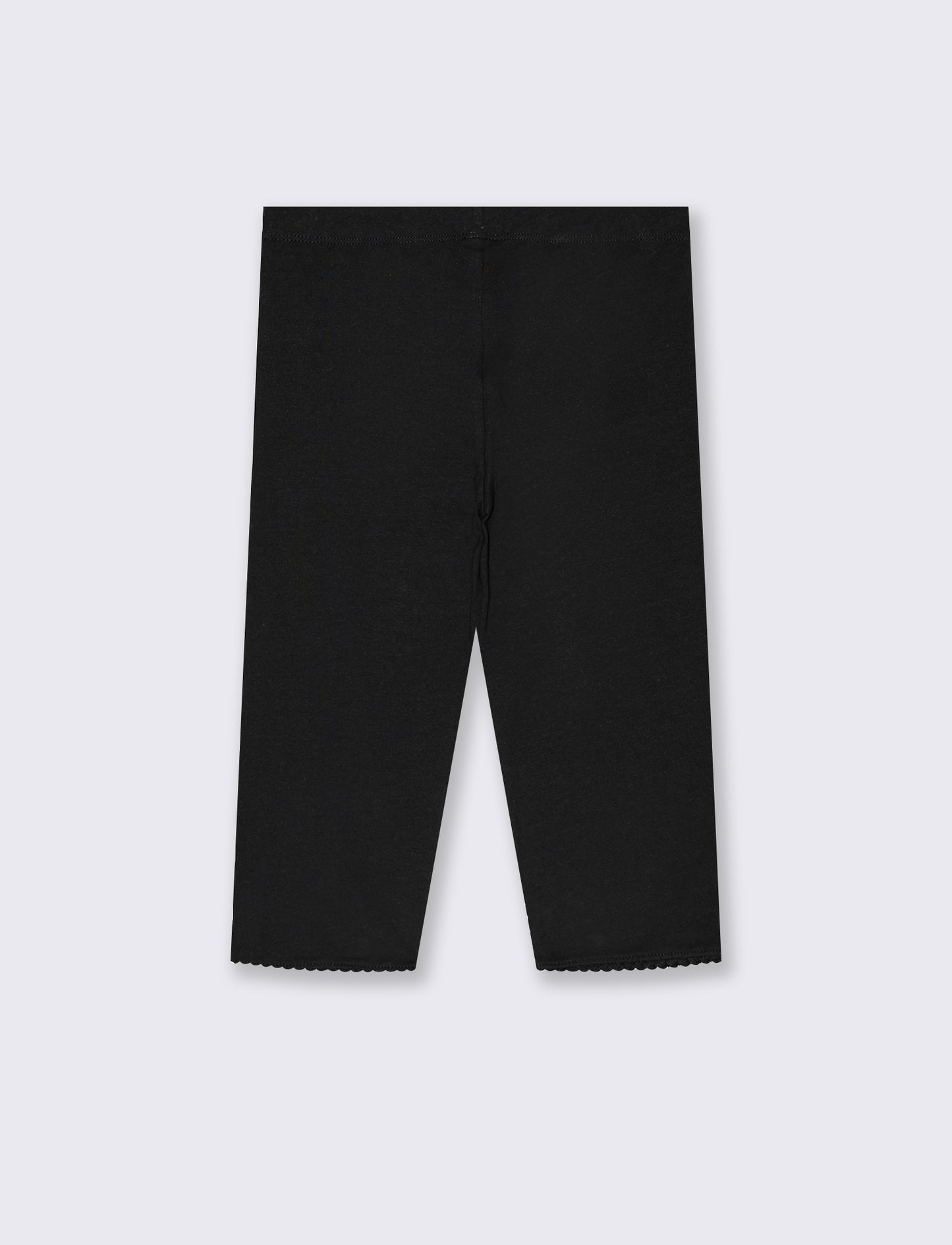 Leggings a tre quarti. da bambina - Nero
