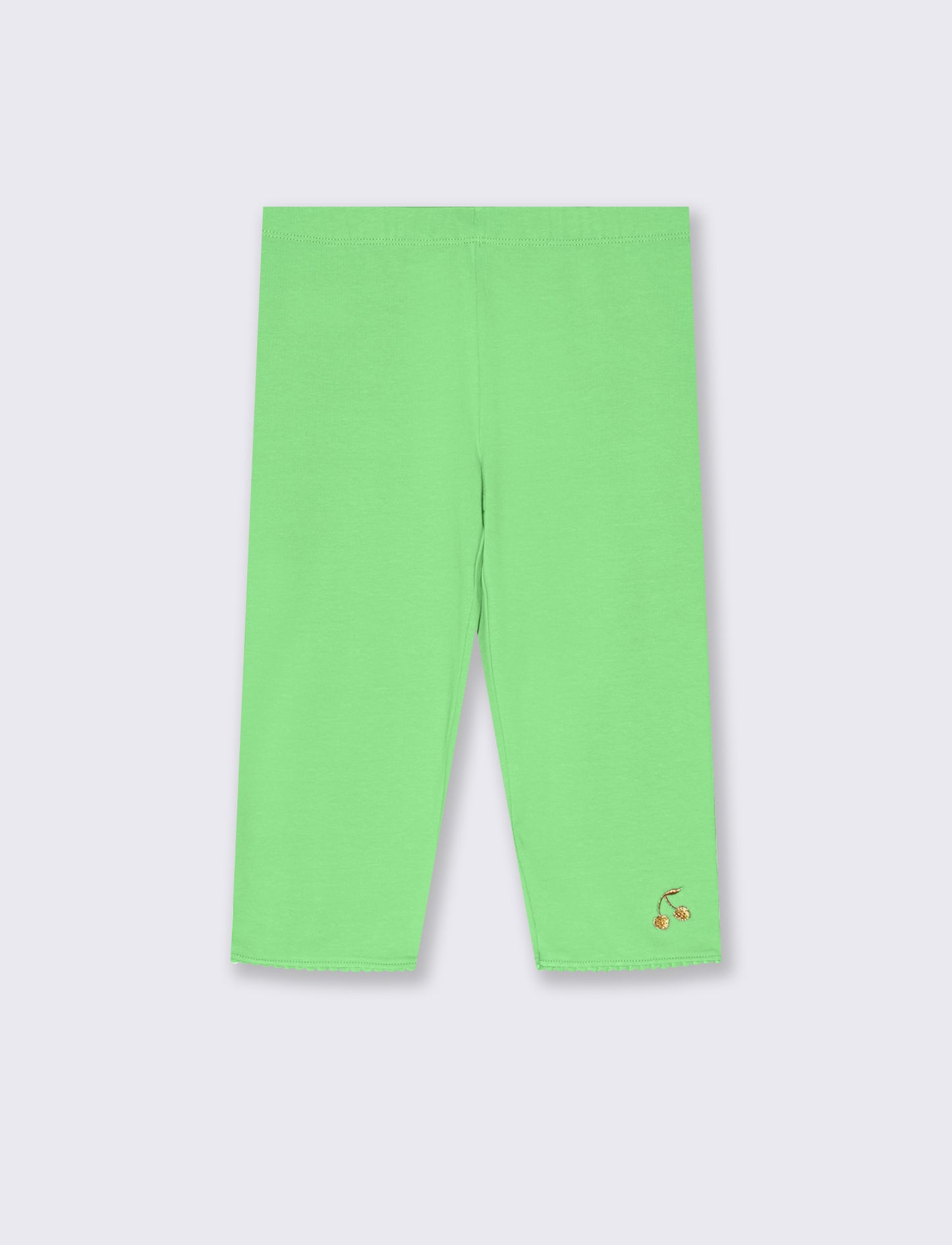Leggings a tre quarti. da bambina - Verde mela