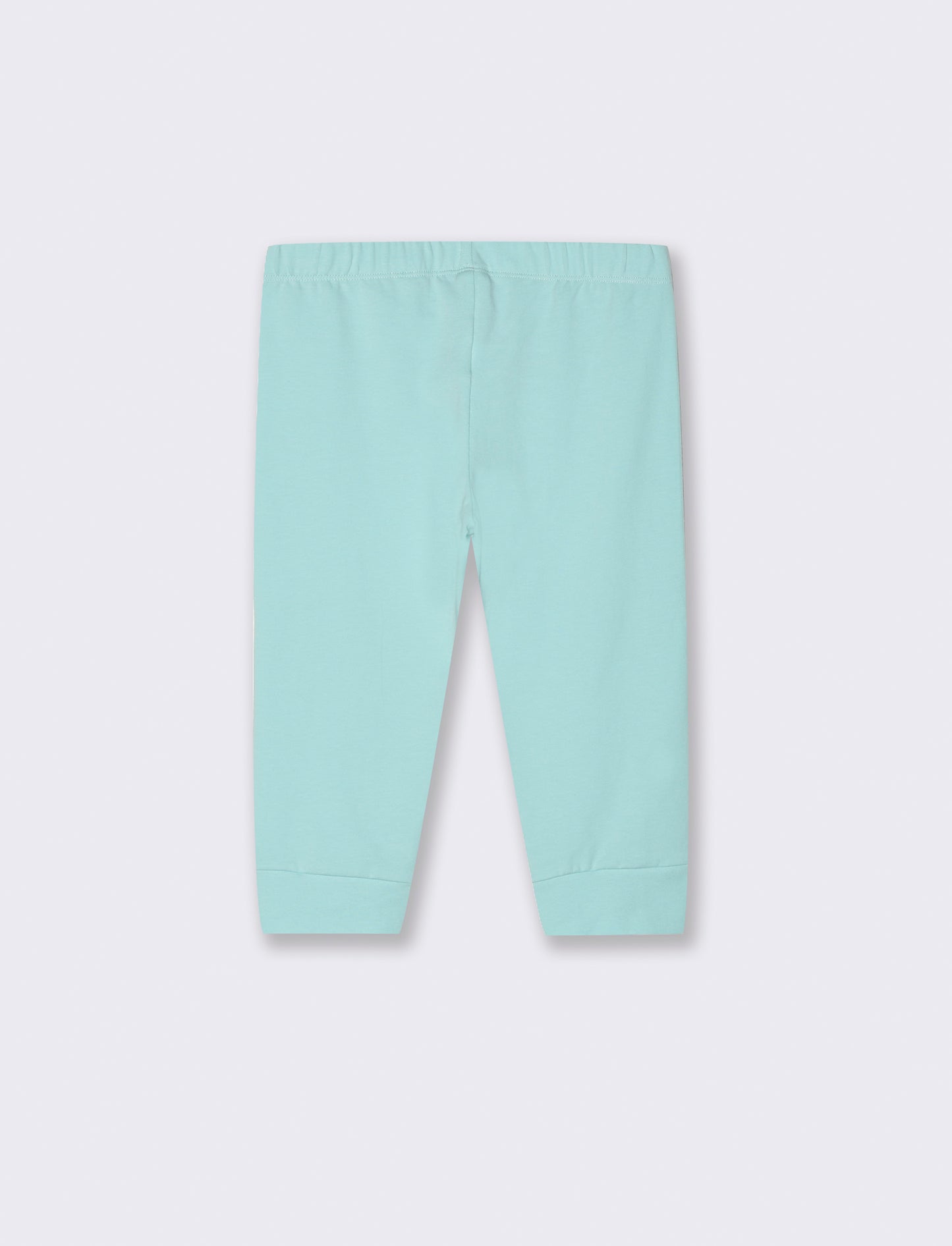 Leggings corto da bambina - Verde acqua