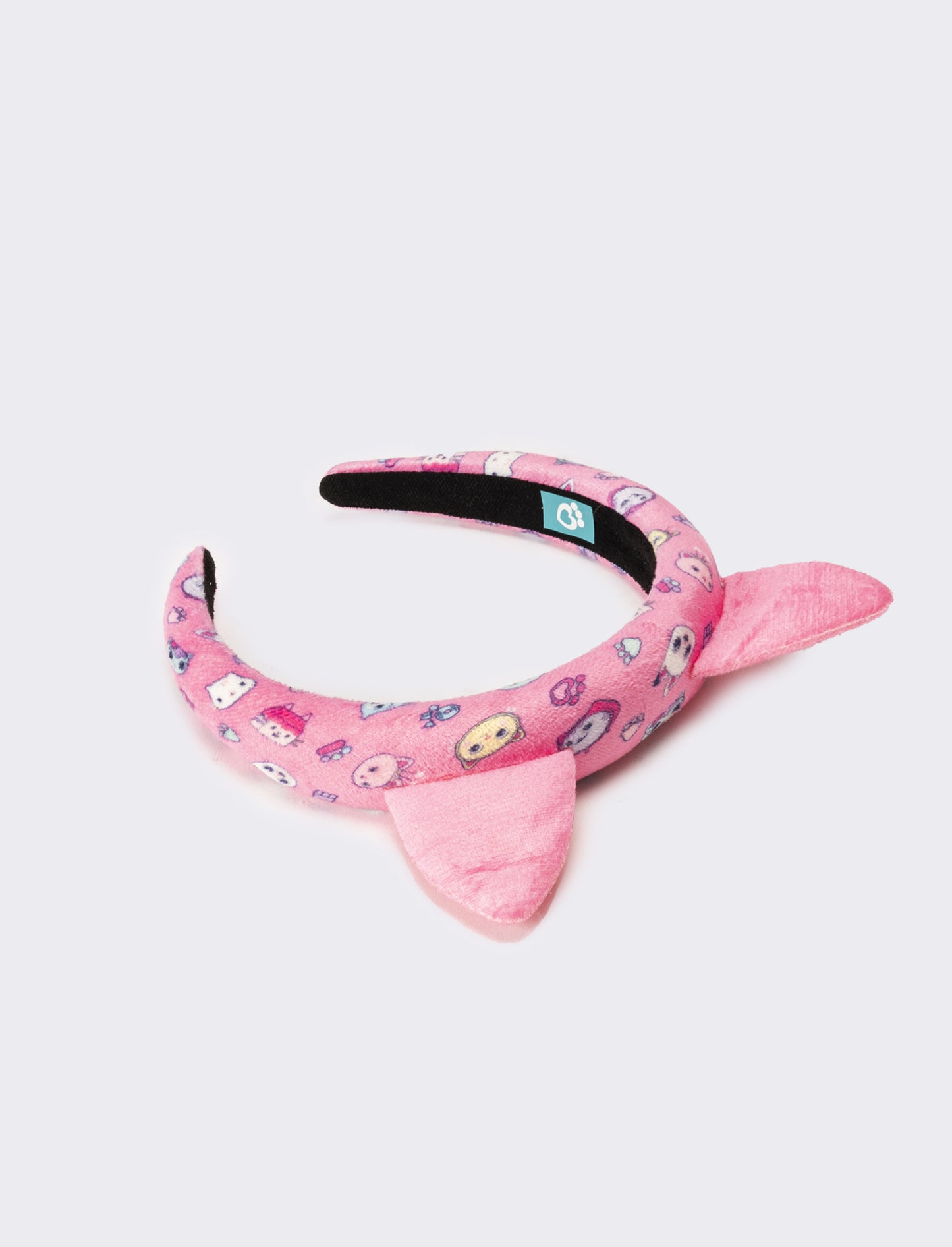 Cerchietto bambina con orecchie gabby's - Rosa