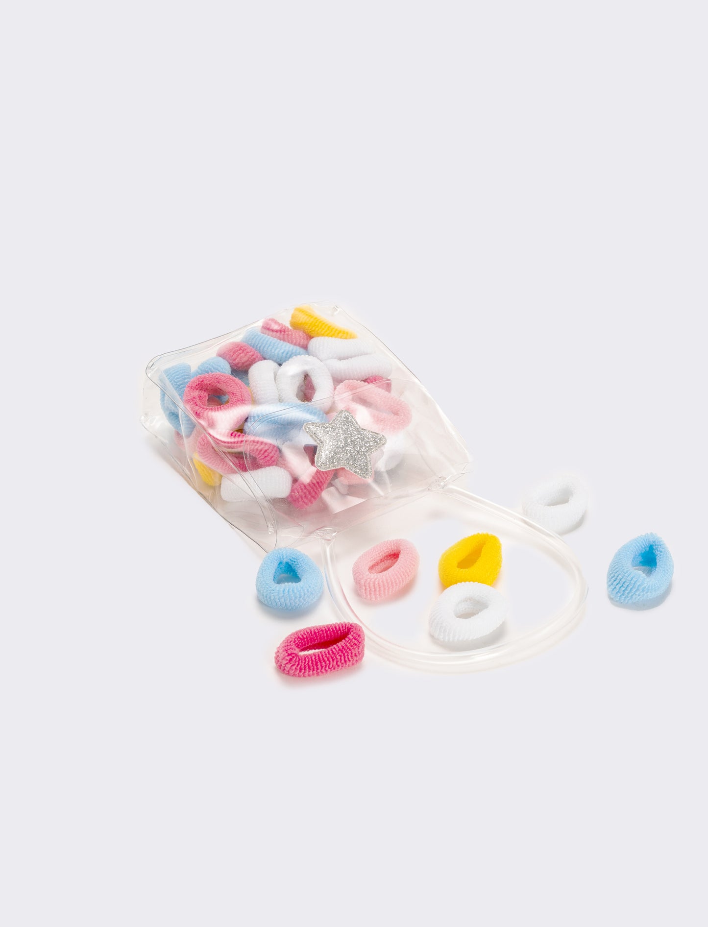 Borsetta per elastici per capelli - Argento