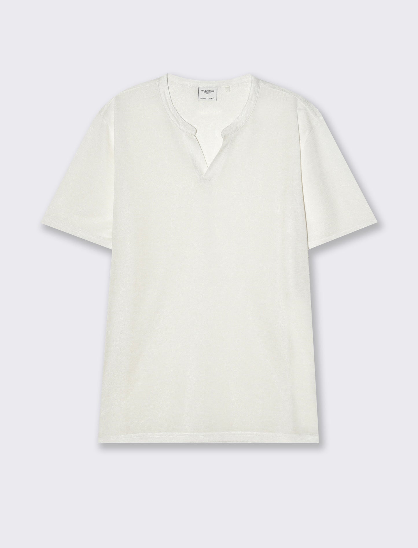 T-shirt coreana derby da uomo - Bianco