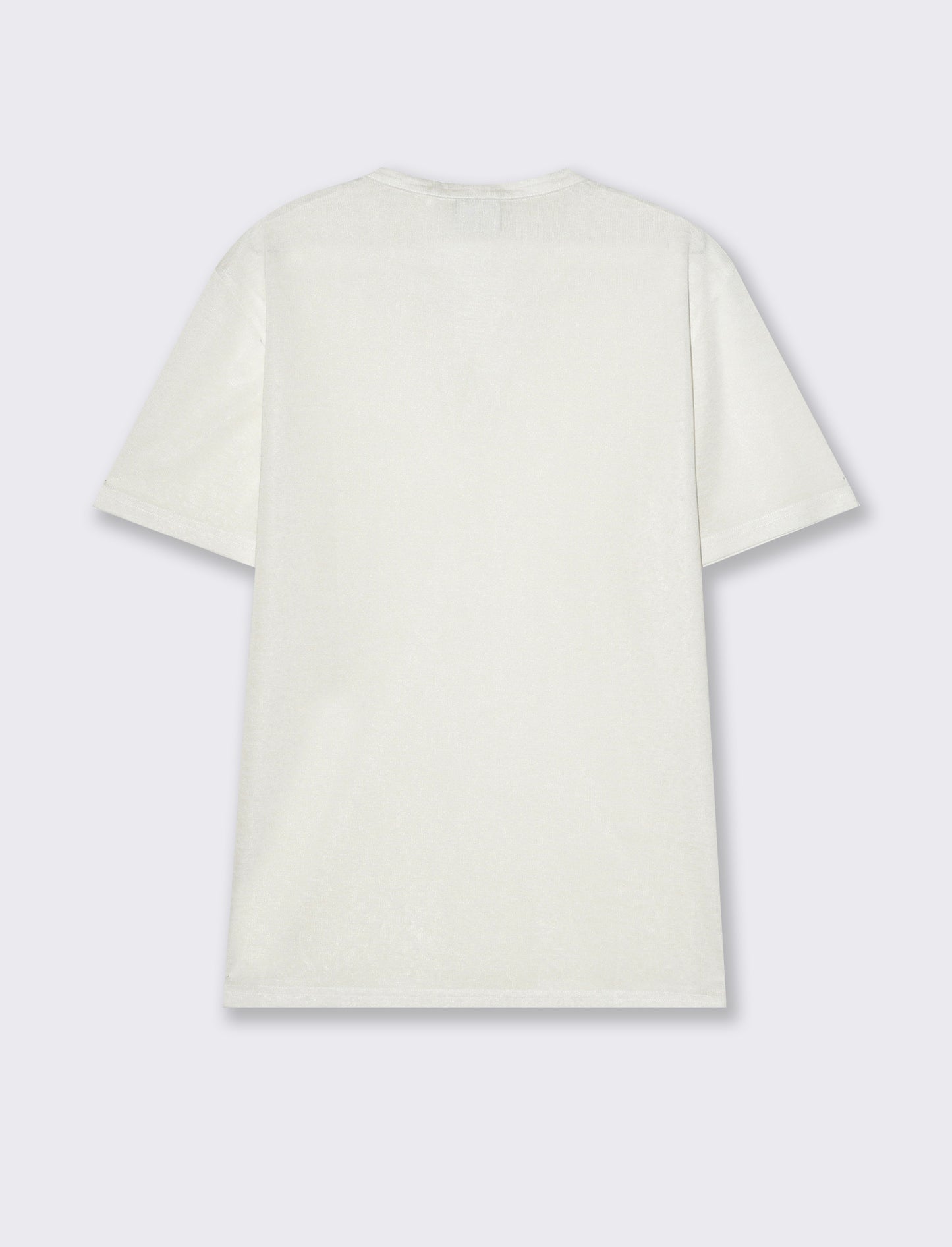T-shirt coreana derby da uomo - Bianco