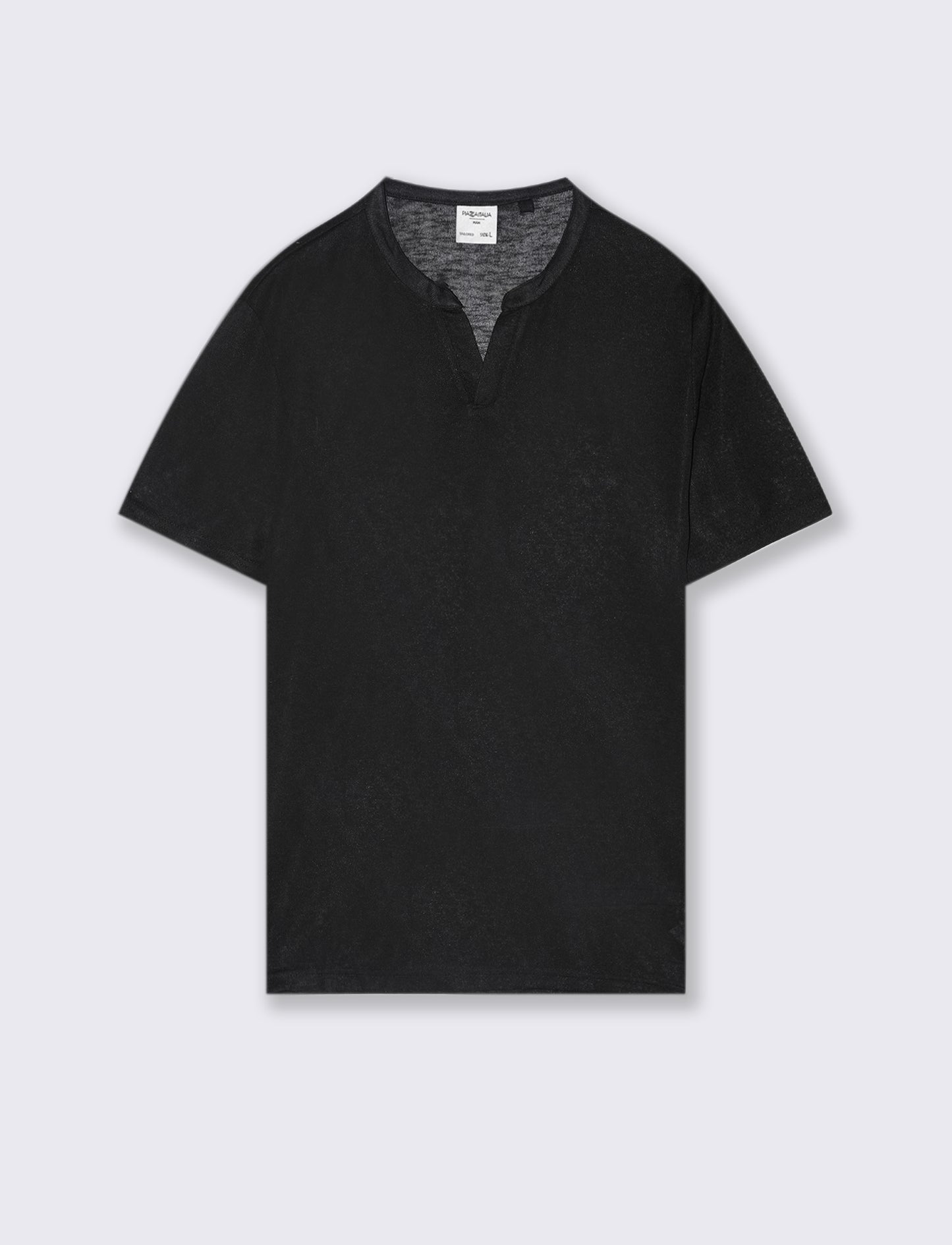 T-shirt coreana derby da uomo - Nero