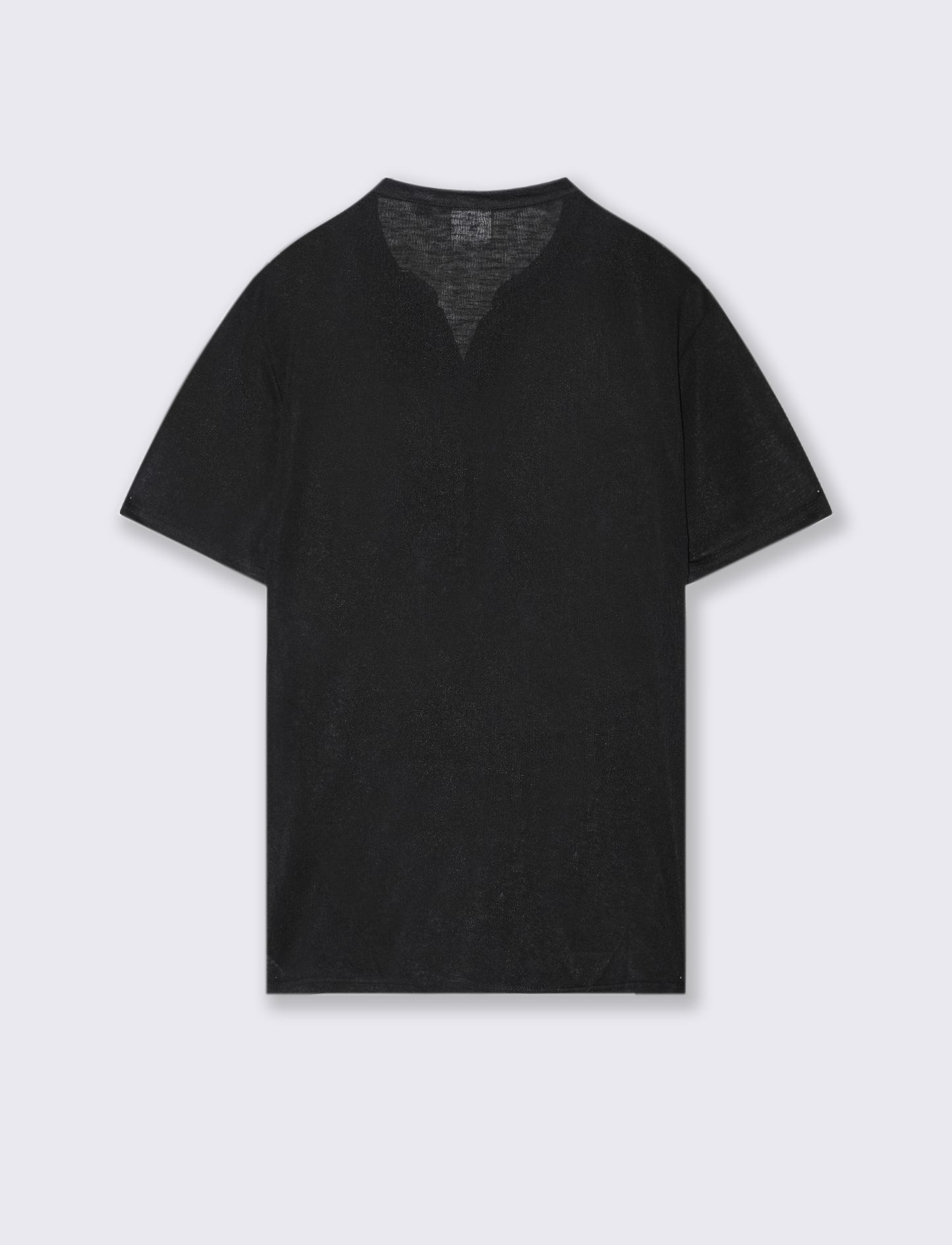 T-shirt coreana derby da uomo - Nero