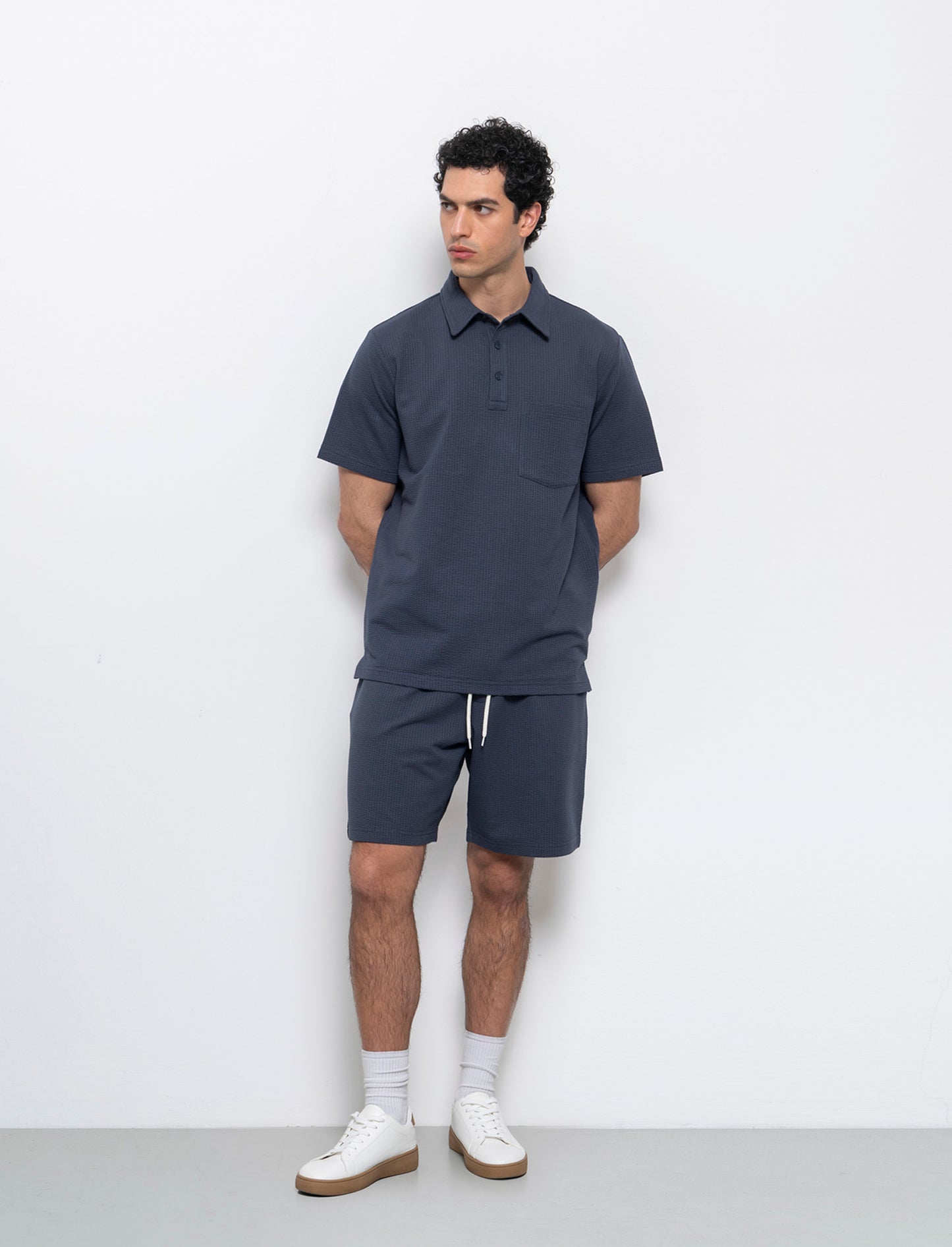 Bermuda jogger in seer sucker da uomo - Avion
