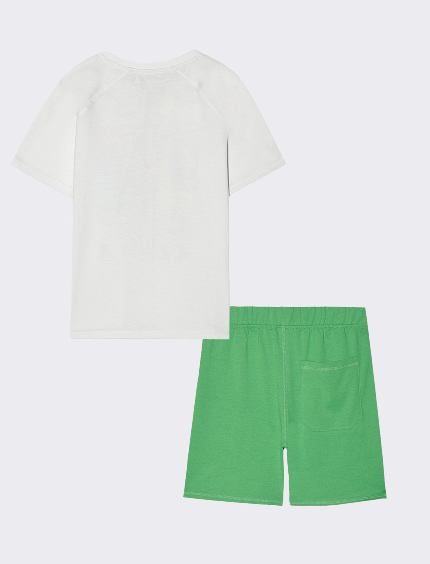 Set due pezzi con canotta da bambino - Bianco