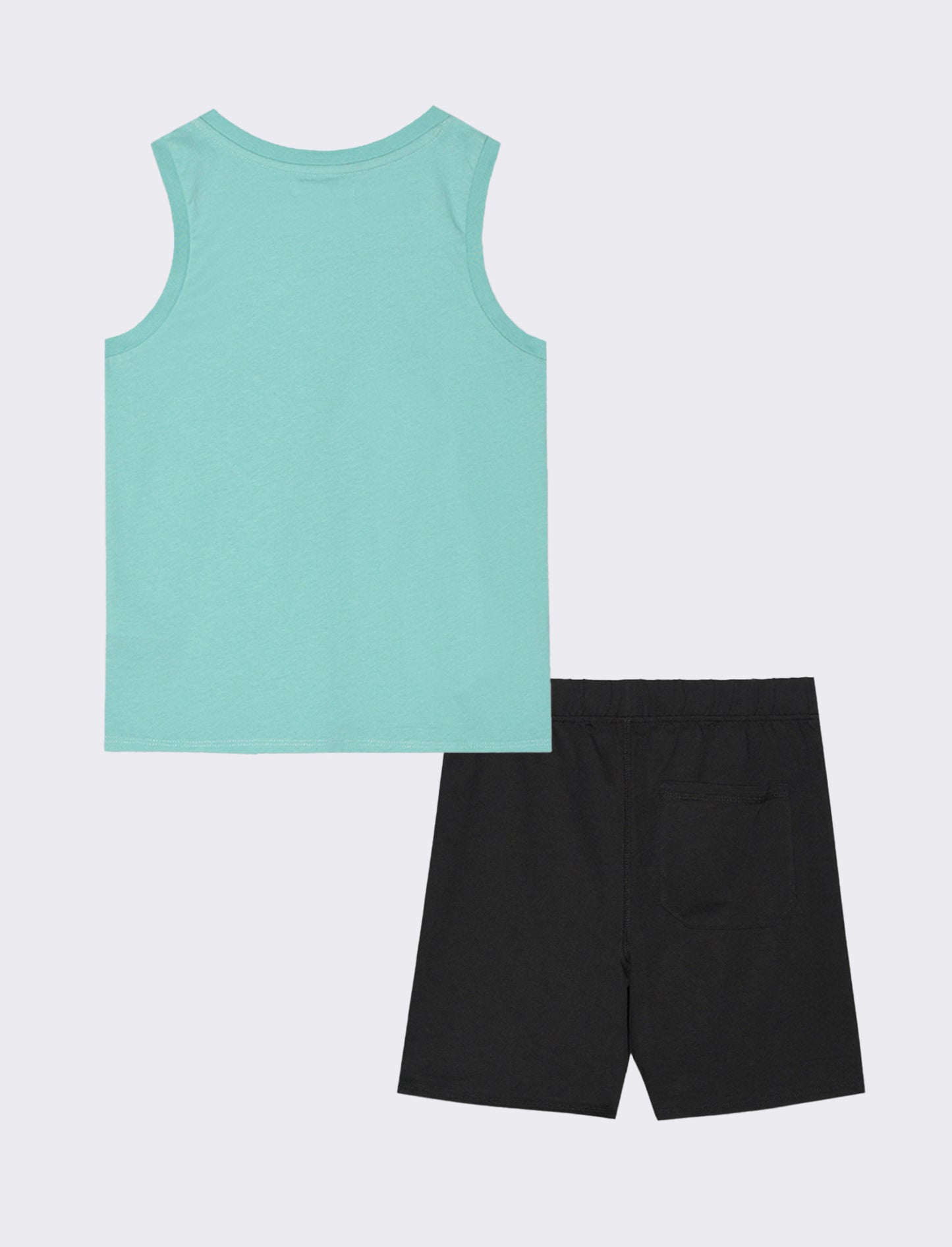 Set due pezzi con canotta da bambino - Verde acqua