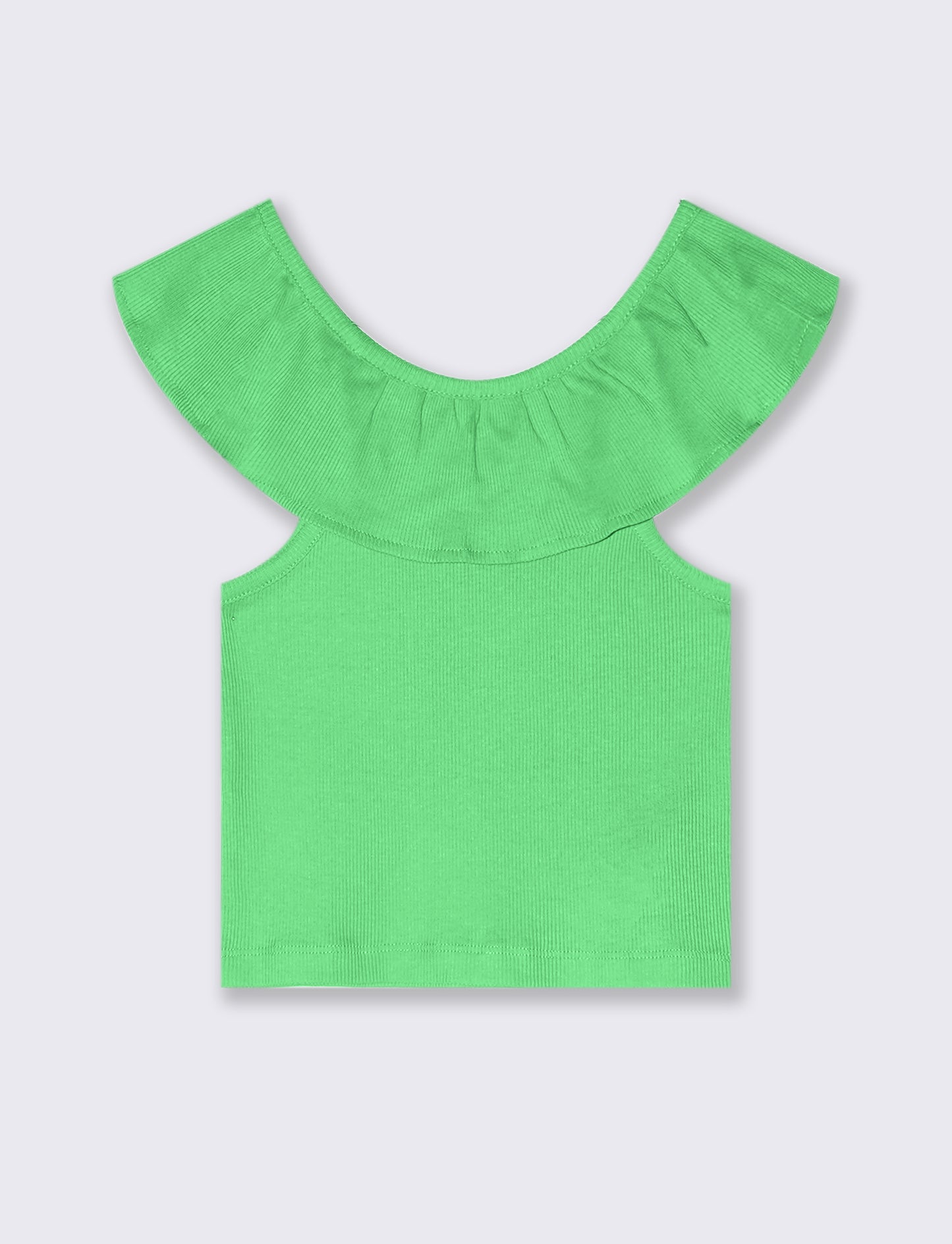 Top rouches. da bambina - Verde mela