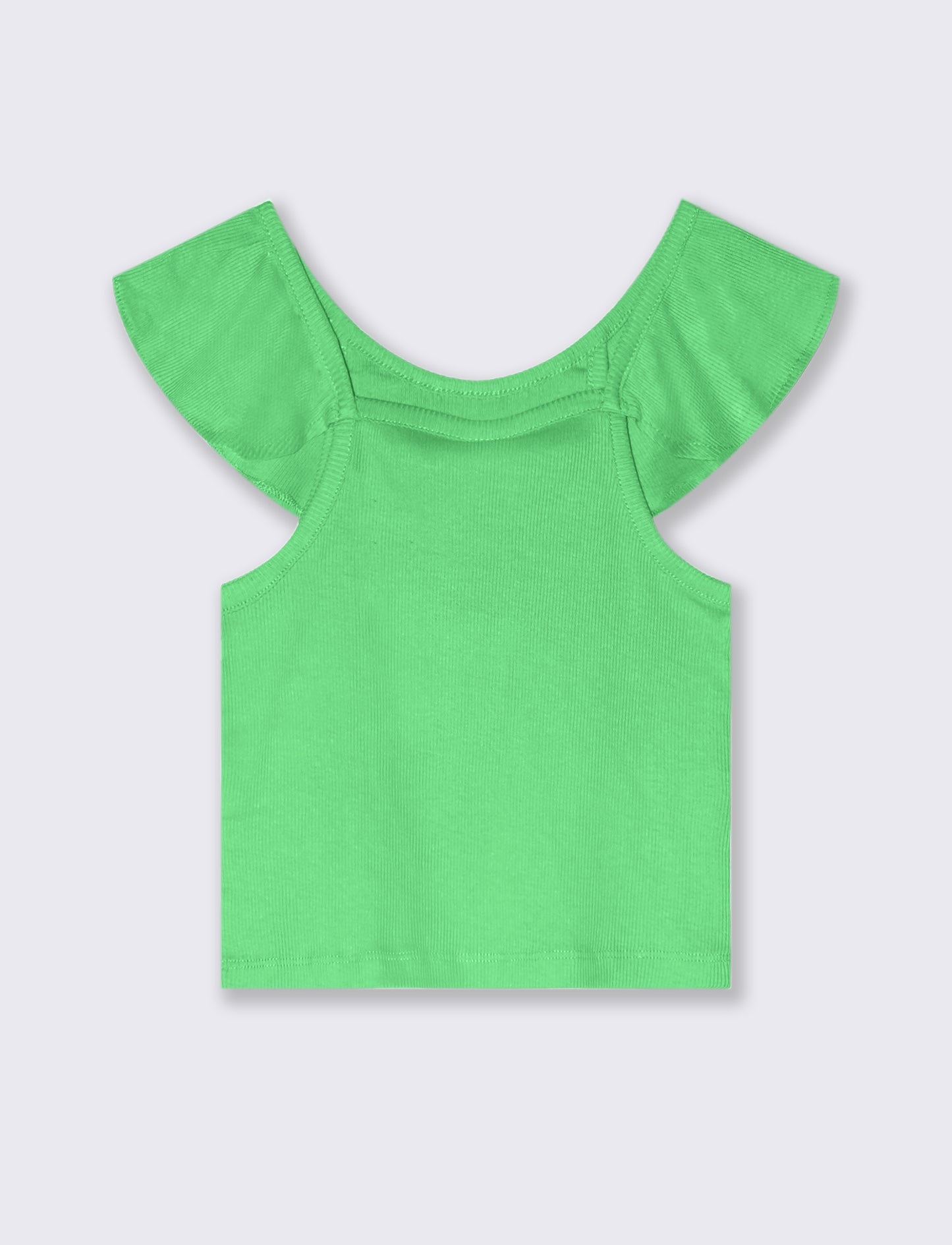 Top rouches. da bambina - Verde mela