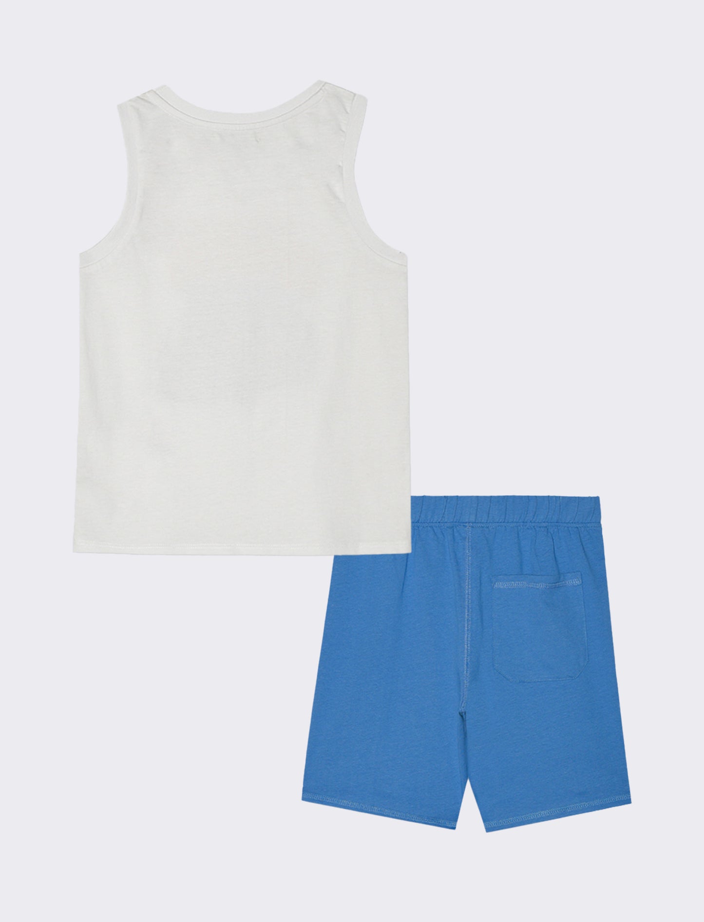Set due pezzi con canotta da bambino - Bianco