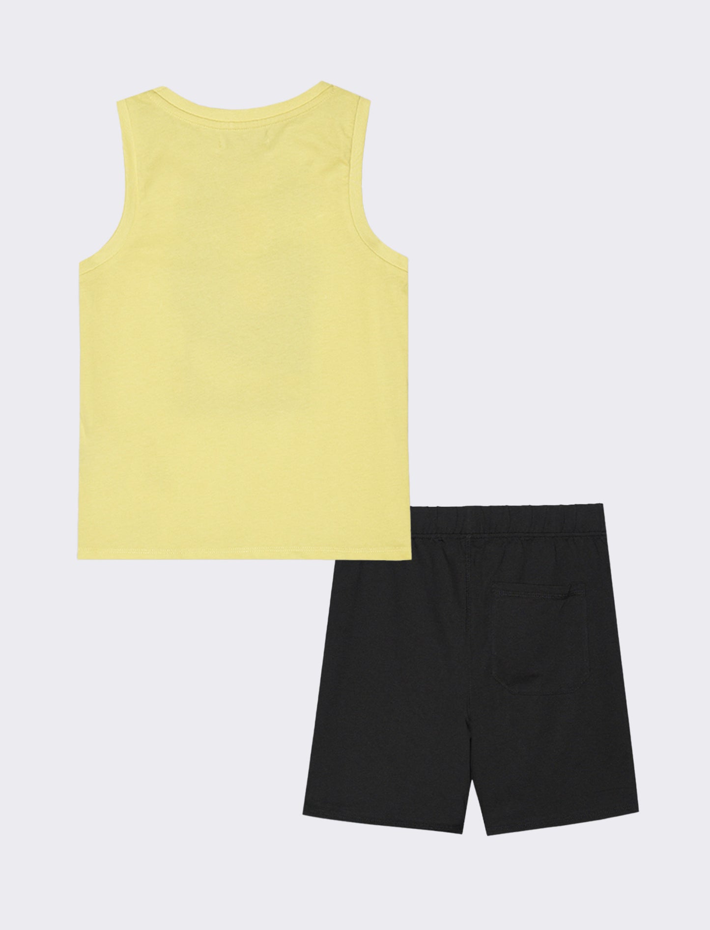 Set due pezzi con canotta da bambino - Giallo limone