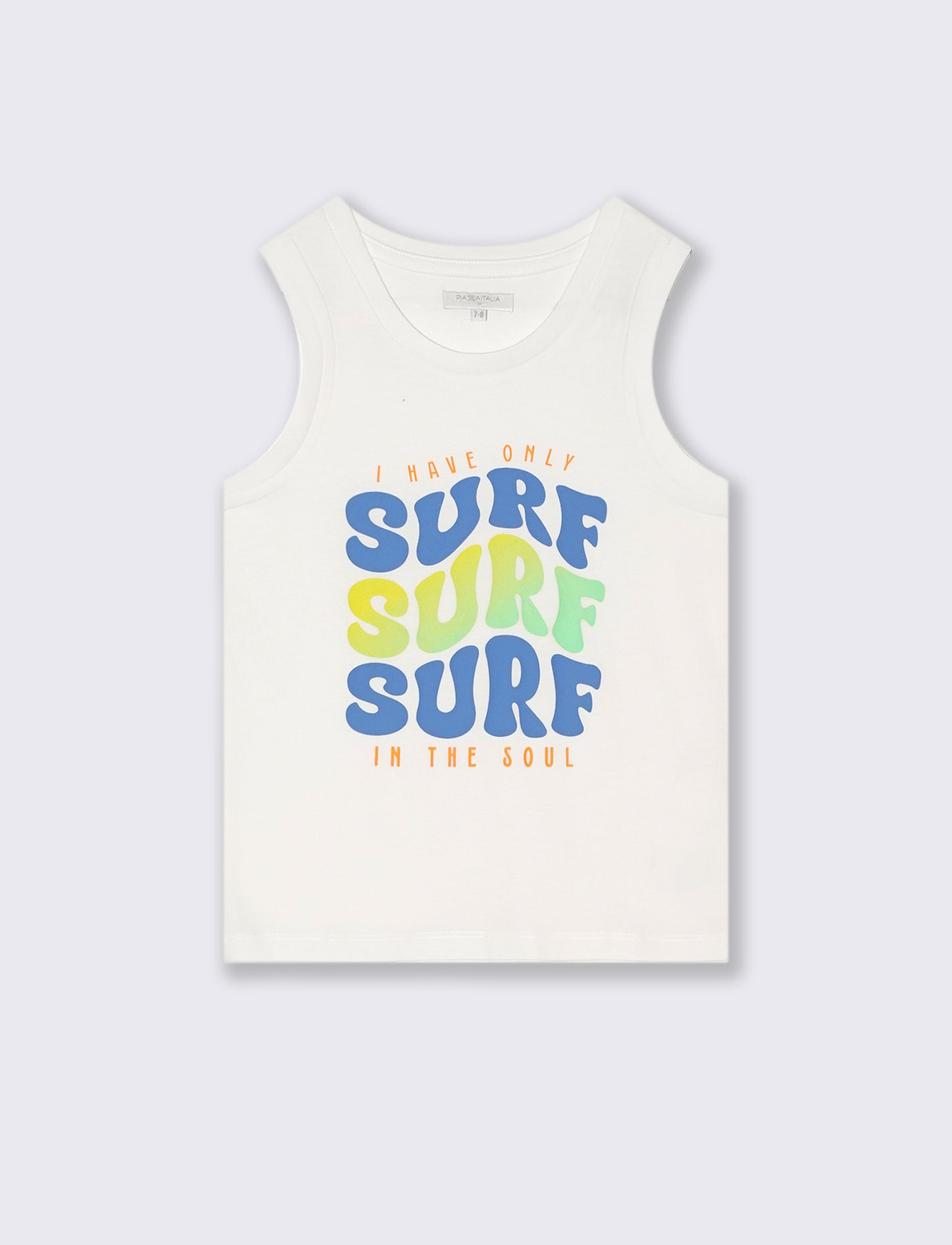 Canotta stampa SURF da bambino - Bianco