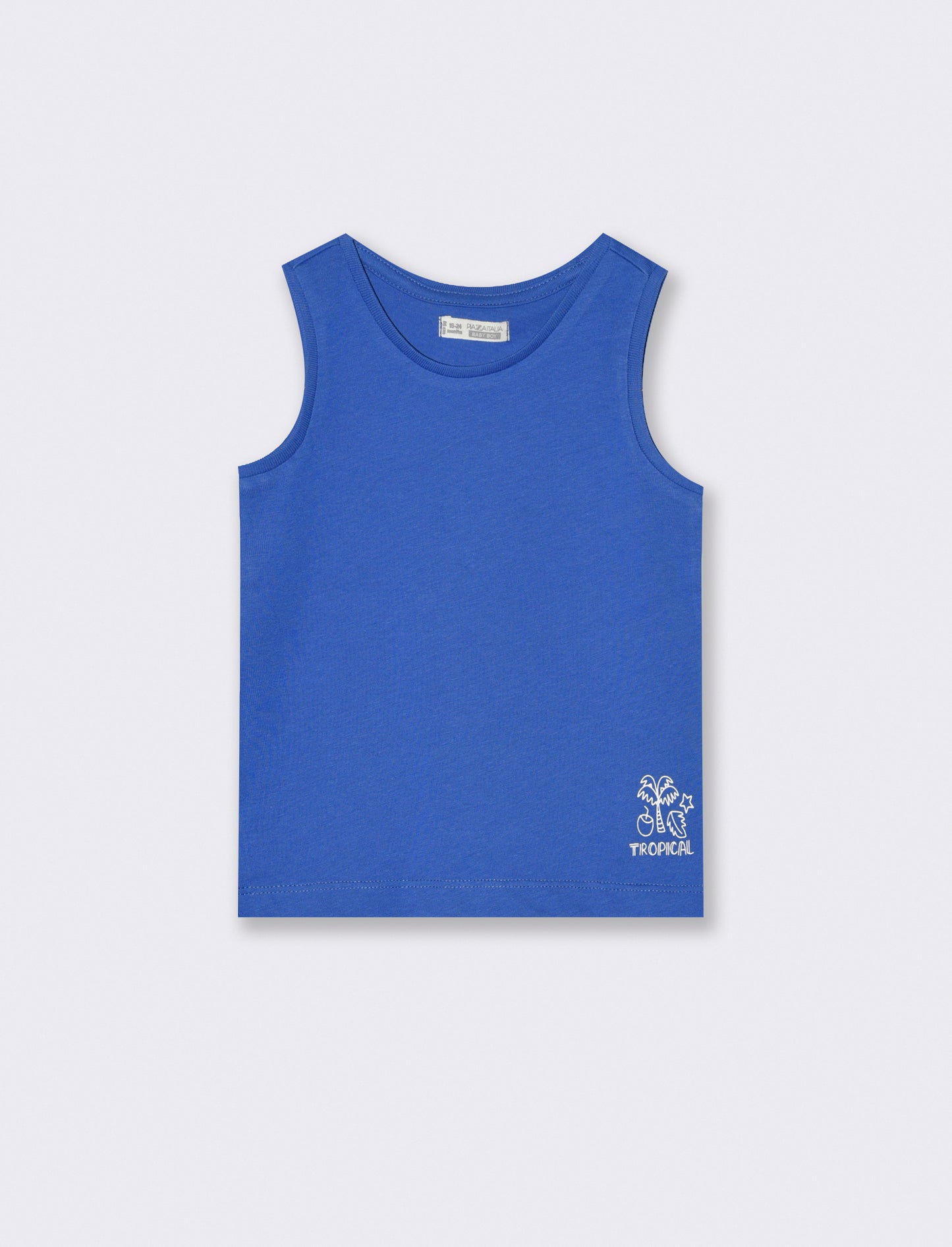 T-shirt girocollo con stampa da neonato - Avion
