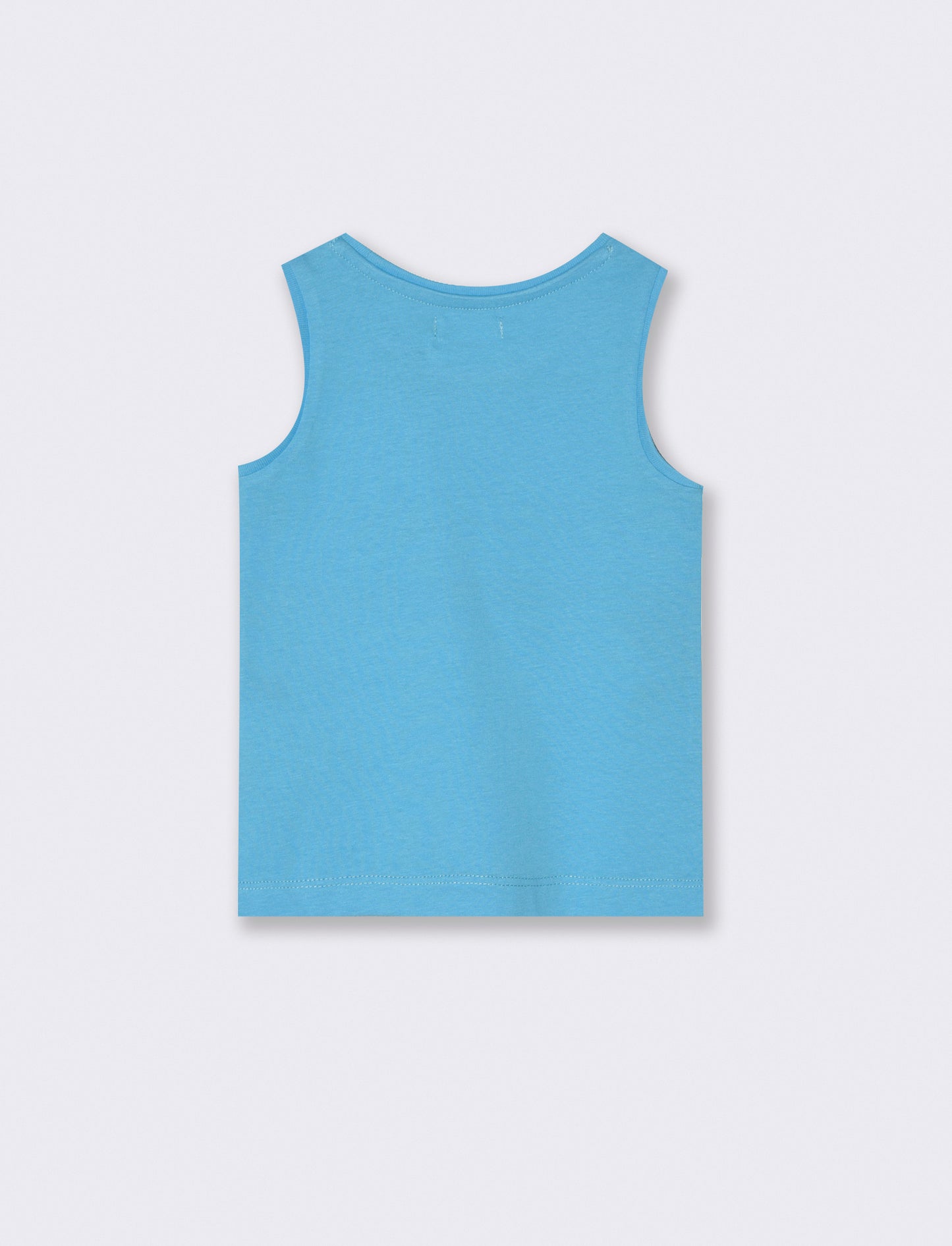 T-shirt girocollo con stampa da neonato - Turchese