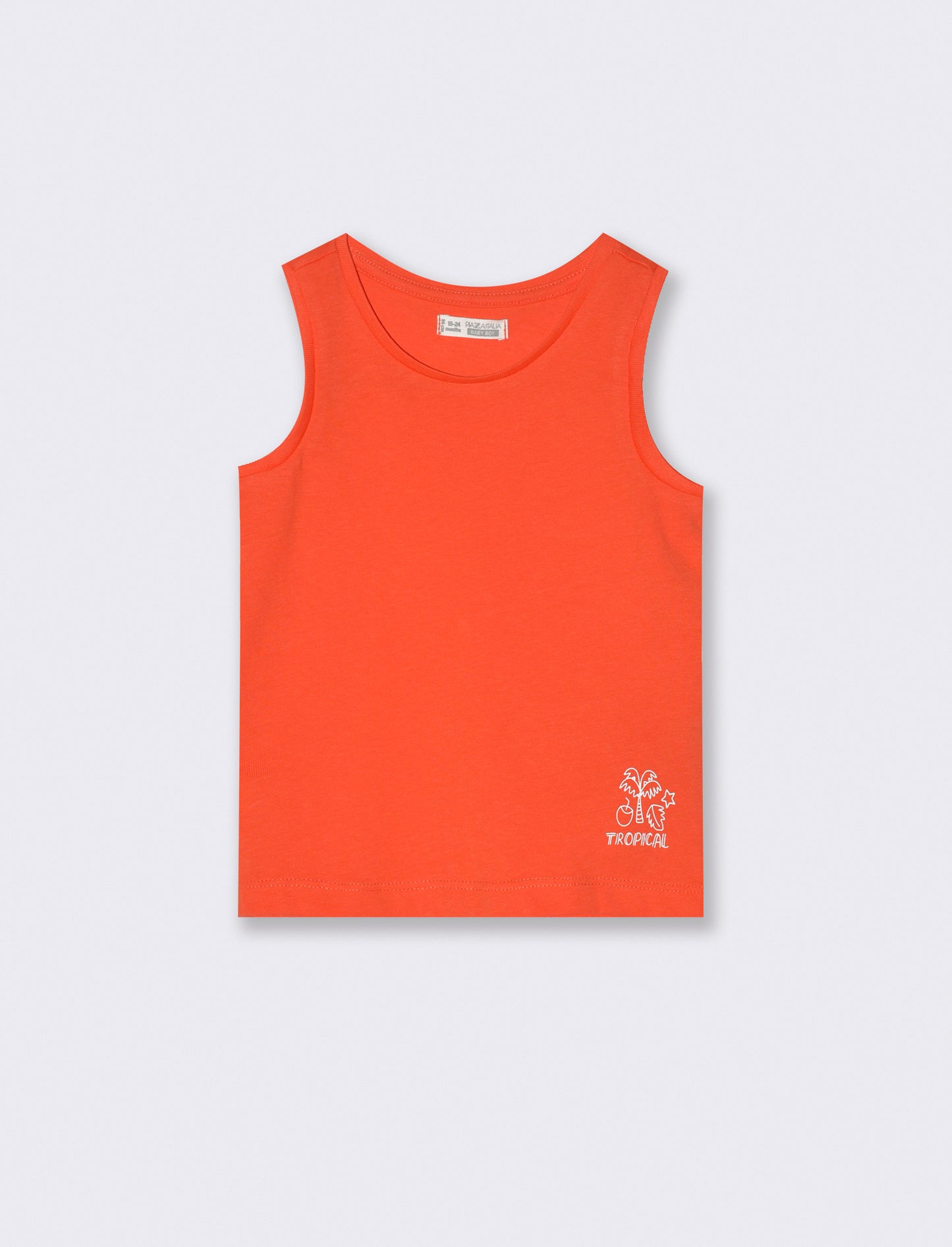T-shirt girocollo con stampa da neonato - Aragosta