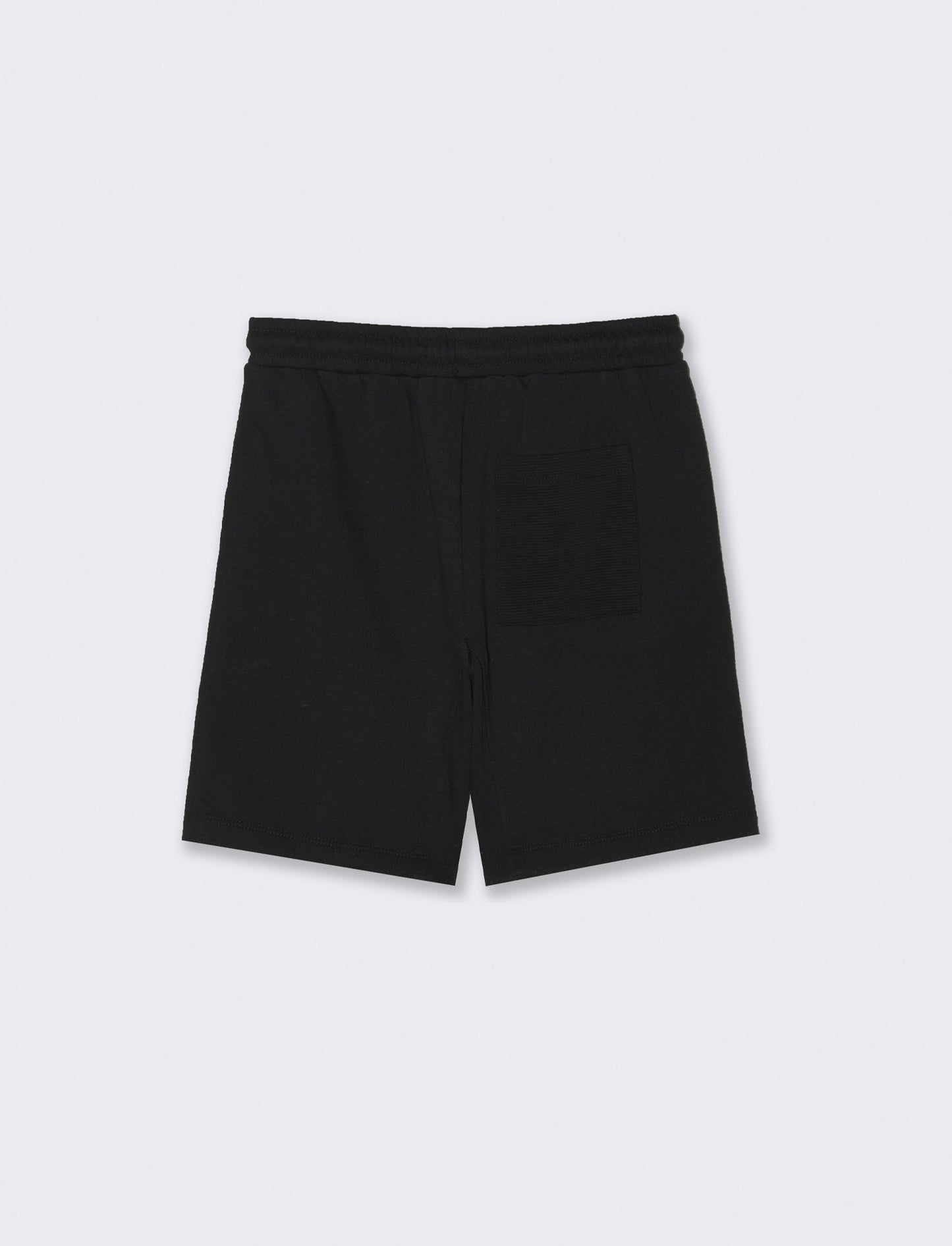 Bermuda in felpa lavorata da bambino - Nero