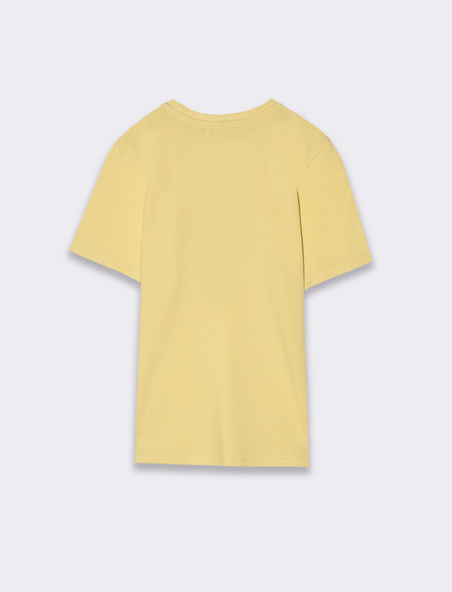 T-shirt in piquet da bambino - Giallo
