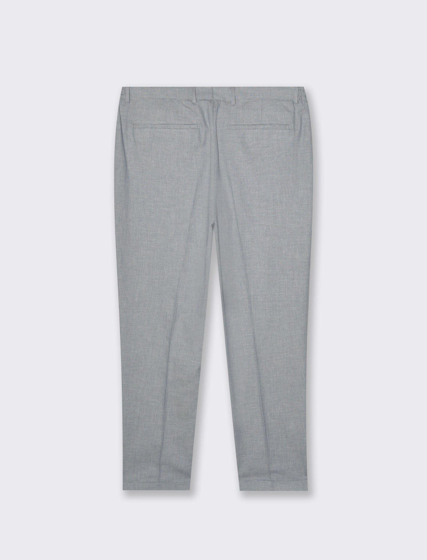 Pantaloni chino in popelin stretch da uomo - Blu