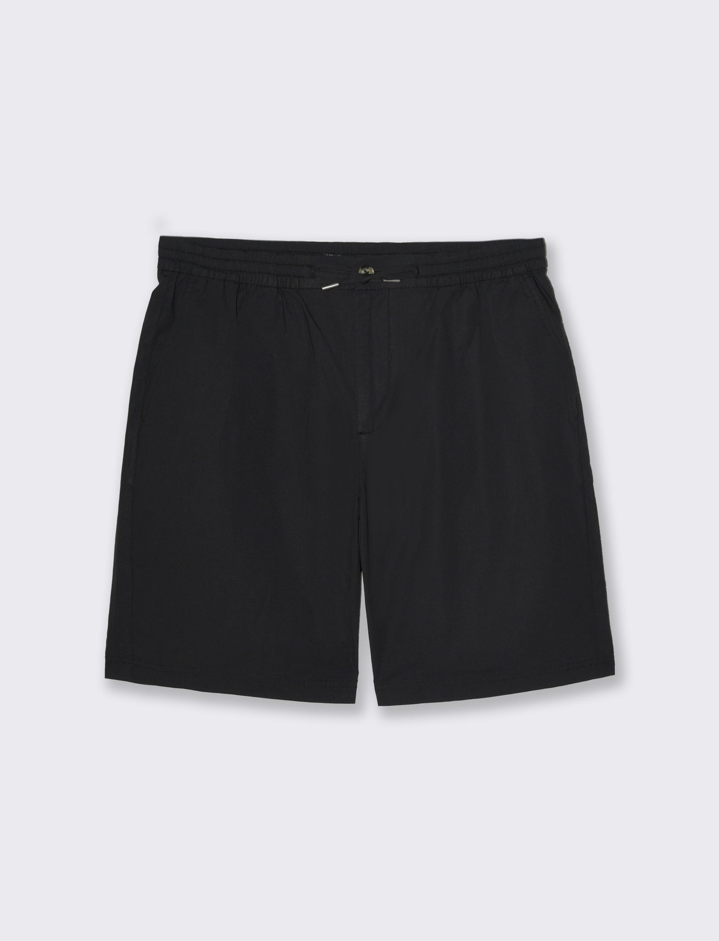 Bermuda chino cotone elasticizzato da uomo - Nero