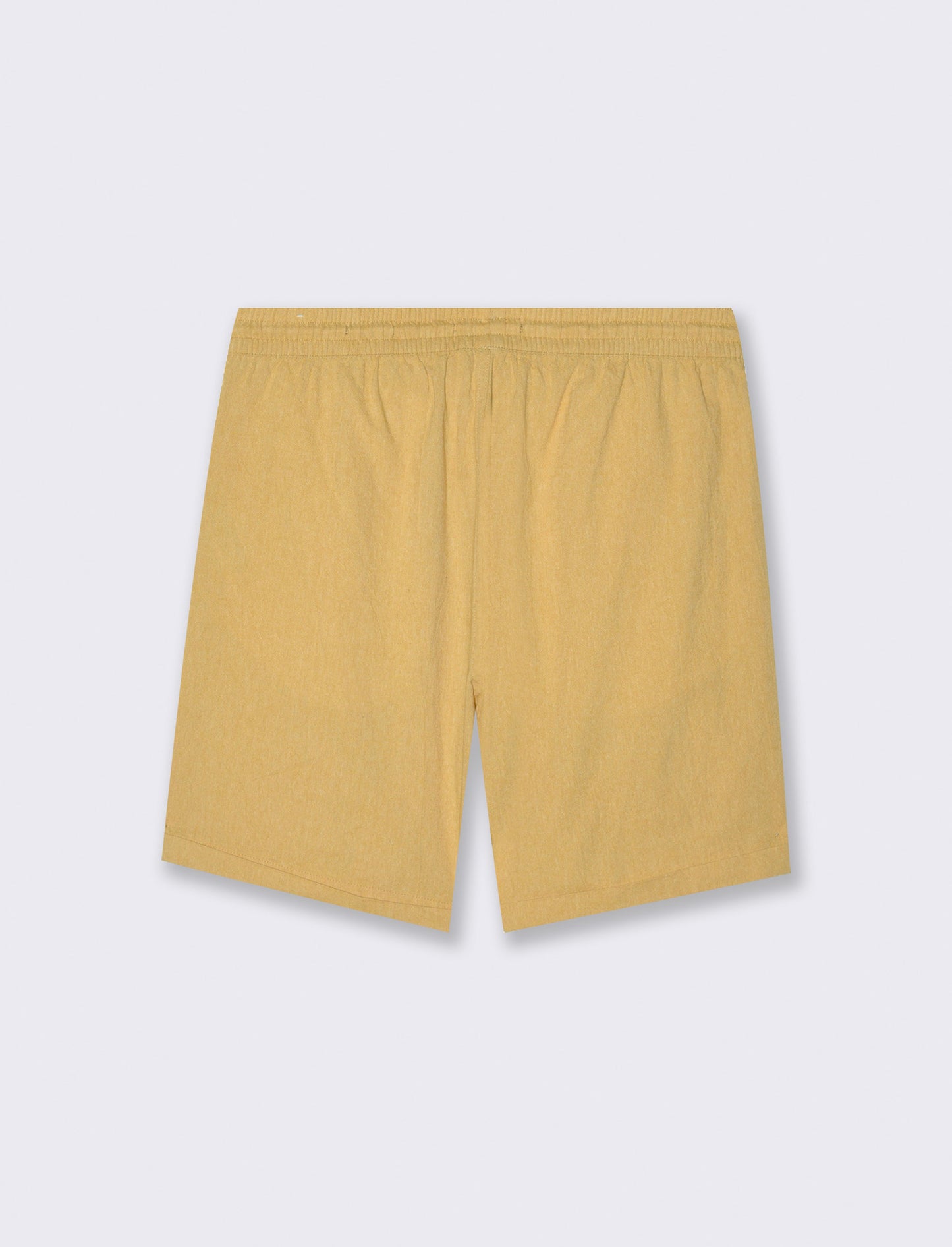 Bermuda jogger tessuto goffrato da uomo - Senape