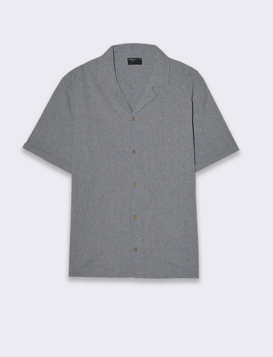 Camicia manica corta goffrata da uomo - Avion