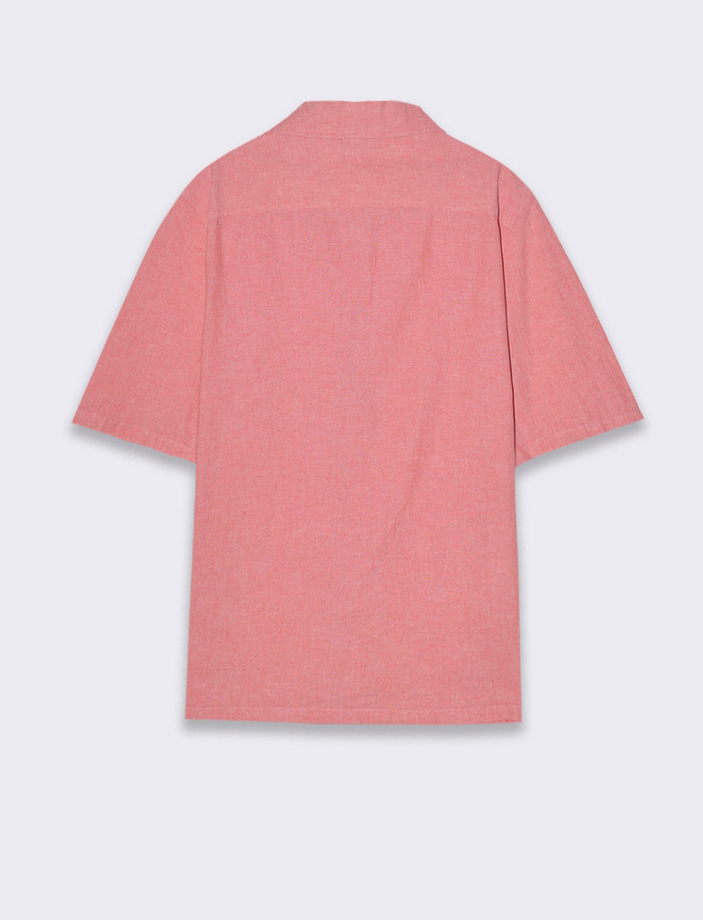 Camicia manica corta goffrata da uomo - Grigio ghiaccio