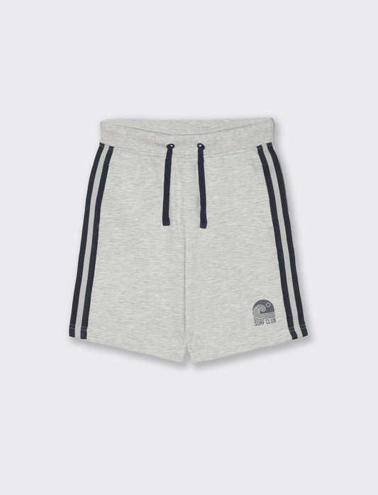 Bermuda in felpa sporty da bambino - Grigio mel.
