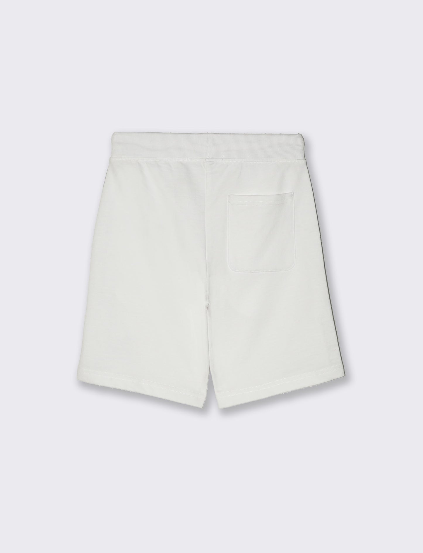 Bermuda in felpa sporty da bambino - Bianco