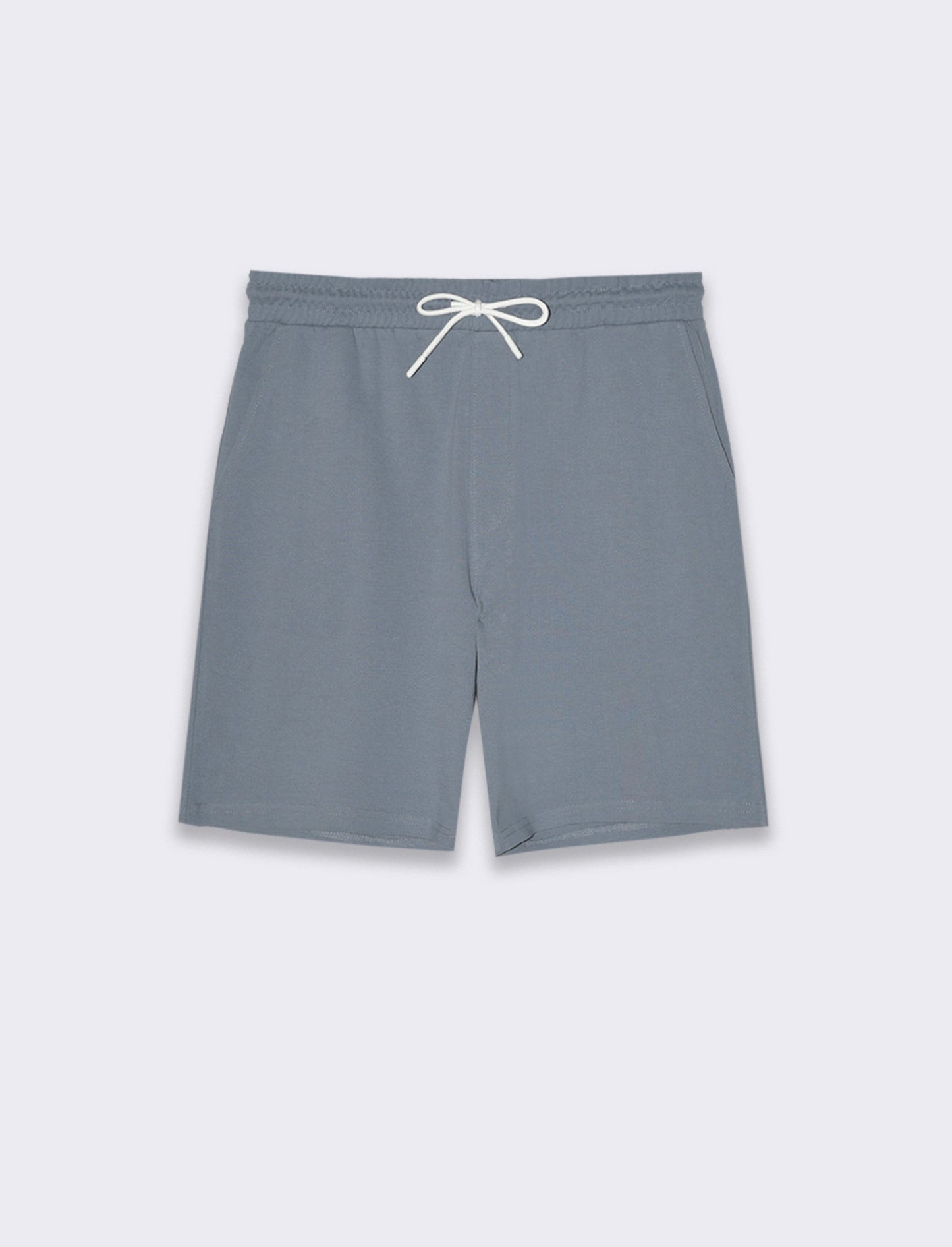 Bermuda jogger in piquet di cotone da uomo - CARTA DA ZUCCHERO