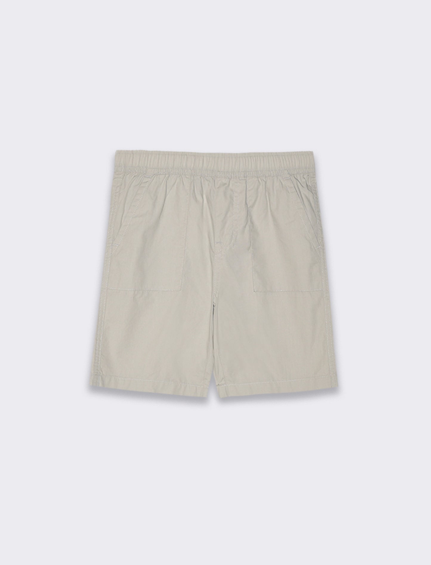 Bermuda in cotone con tagli da bambino - Beige