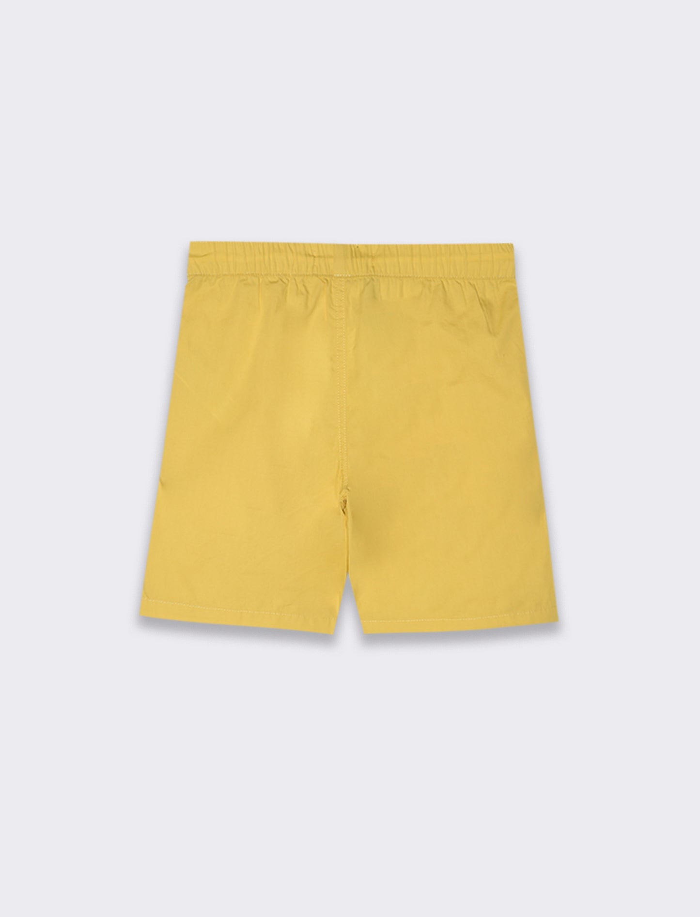 Bermuda in cotone con tagli da bambino - Ocra