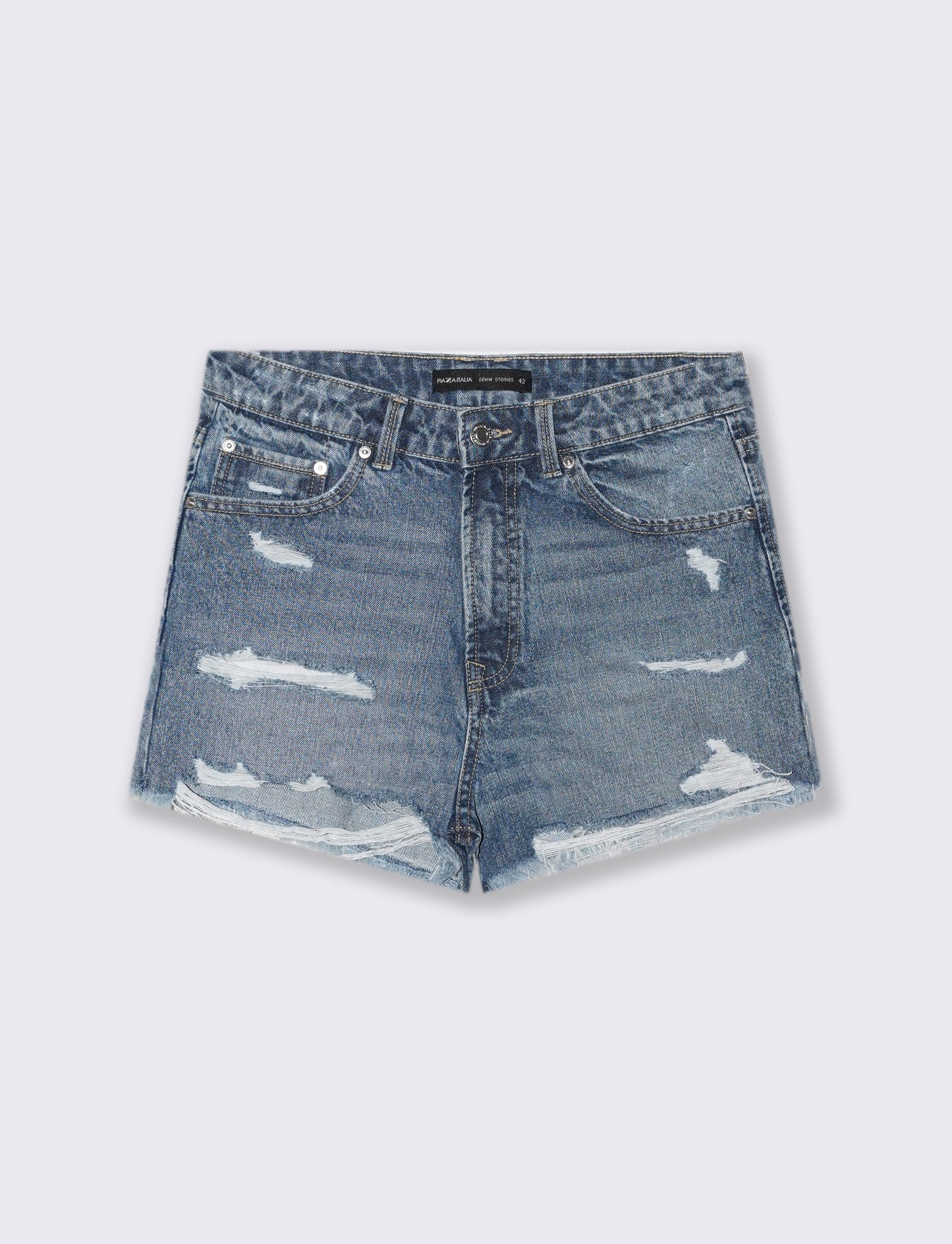 SHORT IN DENIM - Denim