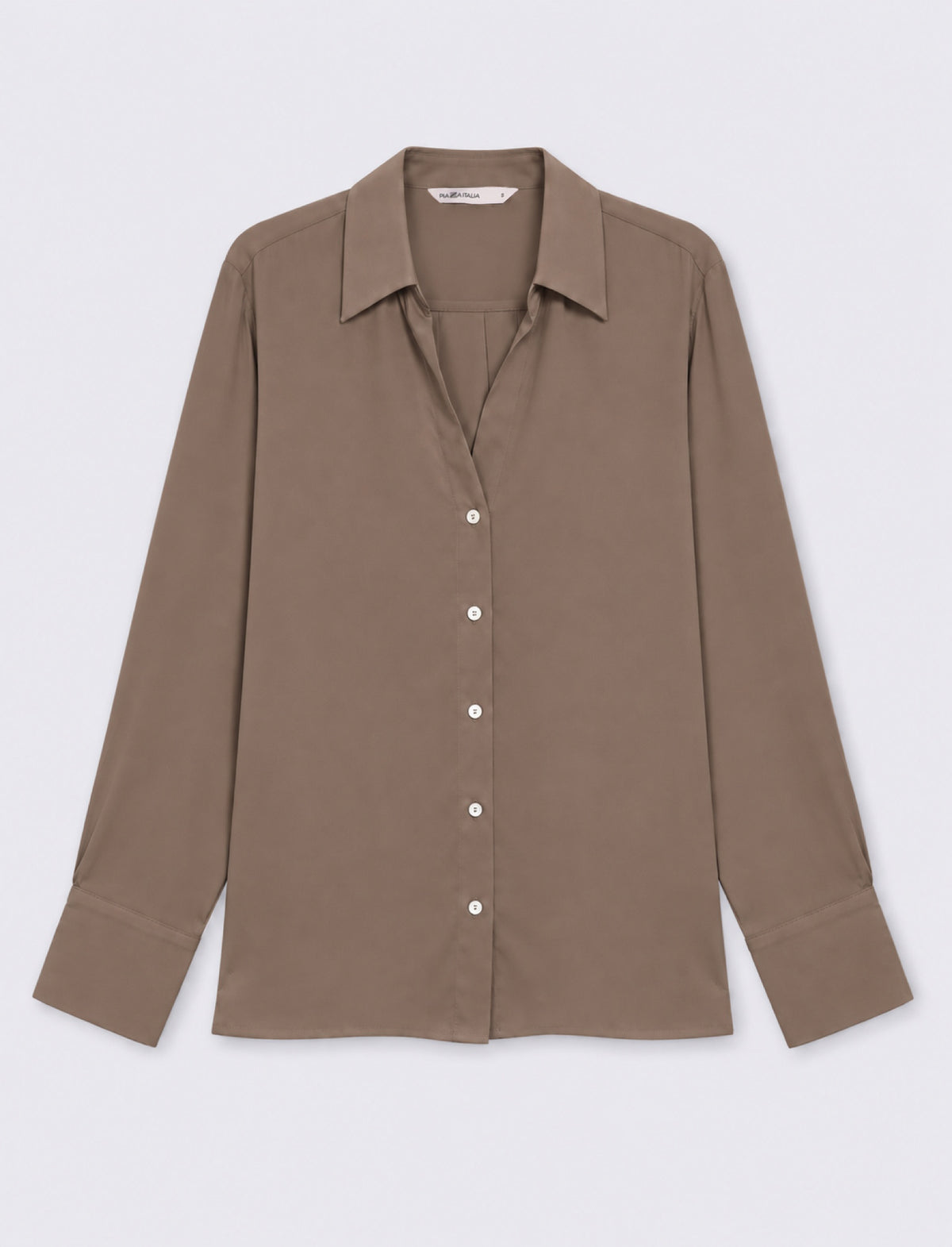 Camicia a manica lunga - Grigio mastice
