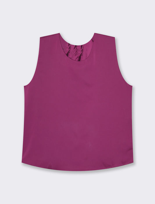 Women's Bow Detail Tank Top - Red