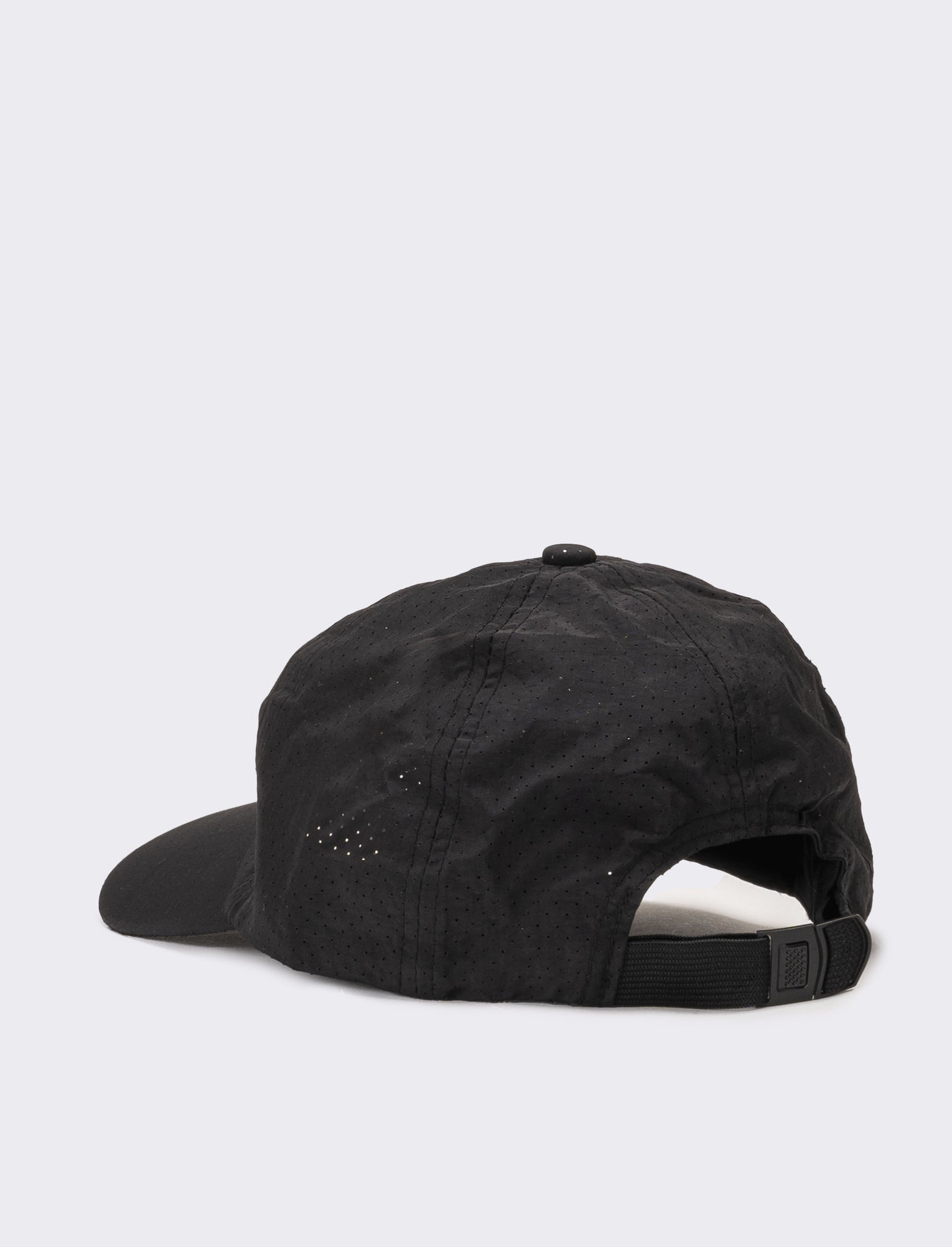 Cappello uomo baseball traforato in nylon - Nero