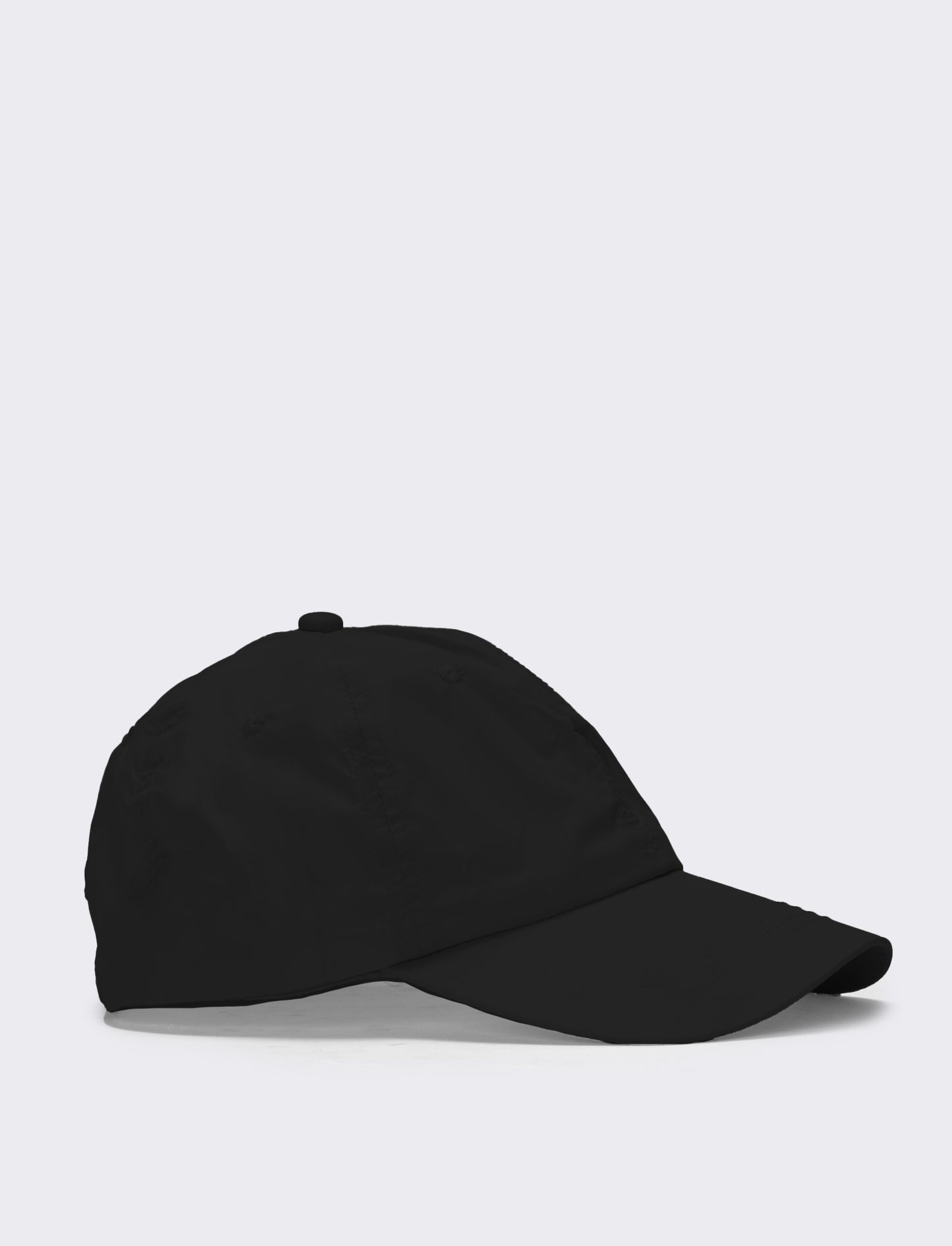 Cappello uomo baseball nylon sottile - Nero