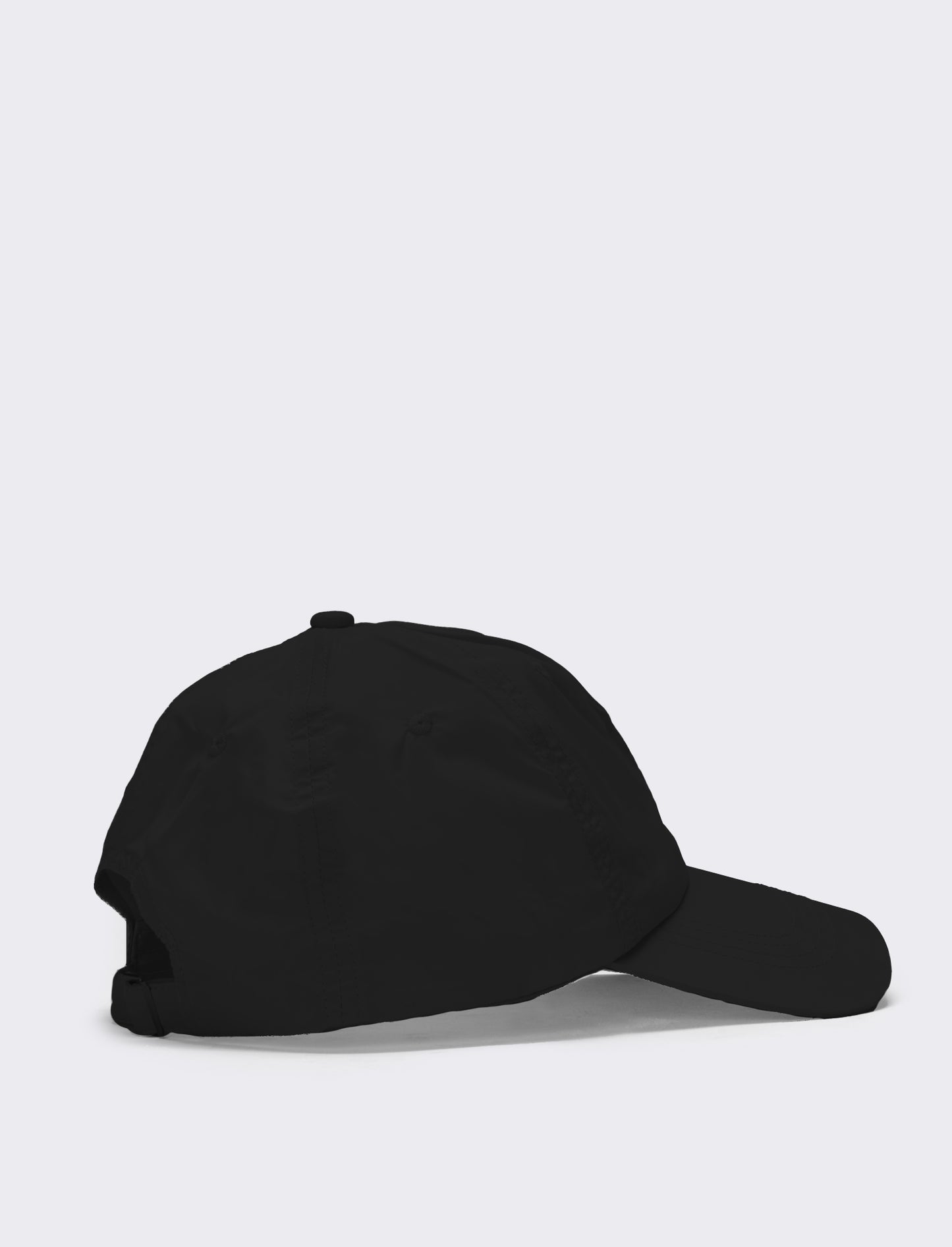 Cappello uomo baseball nylon sottile - Nero