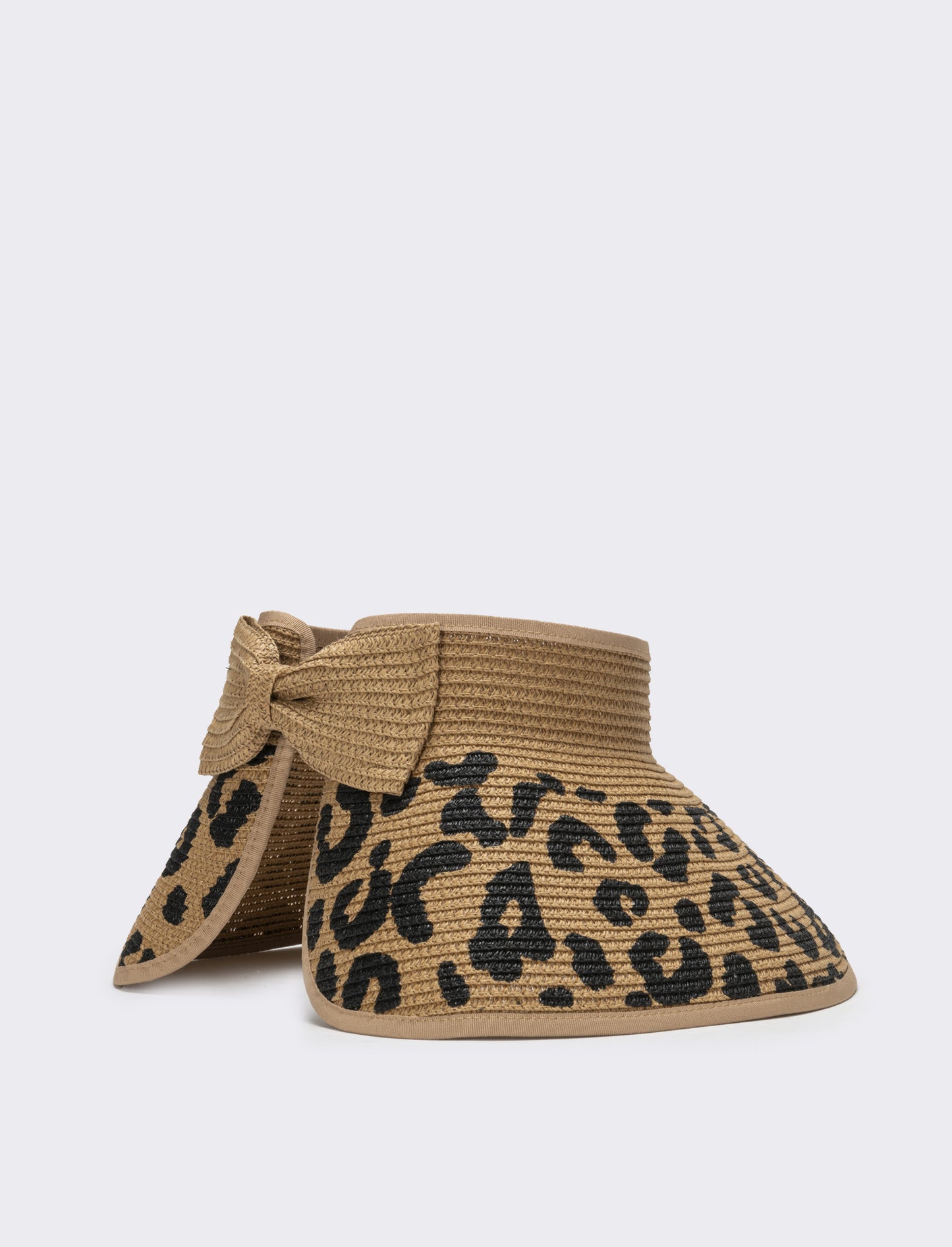 Cappello donna visiera leopardo - Beige