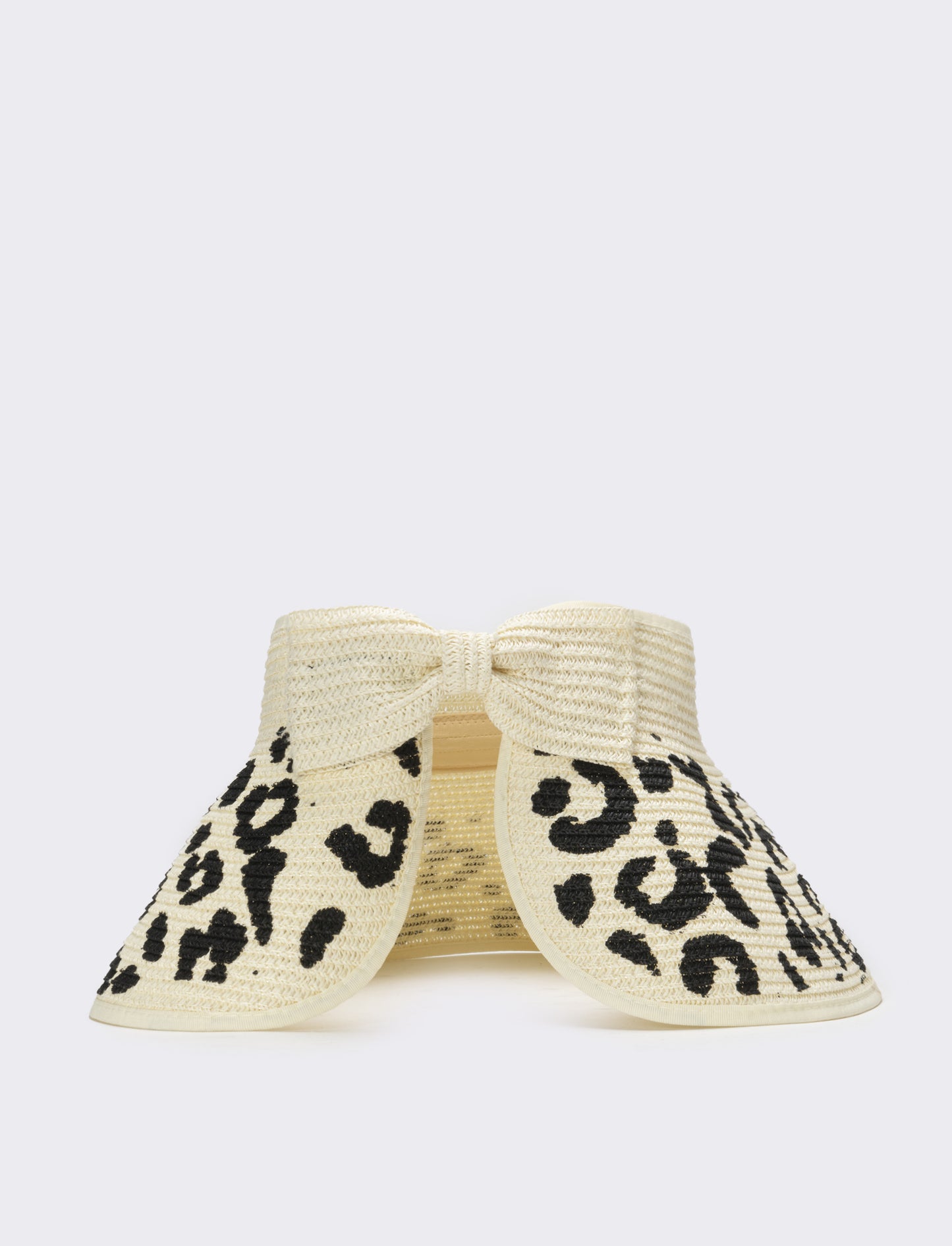 Cappello donna visiera leopardo - Bianco