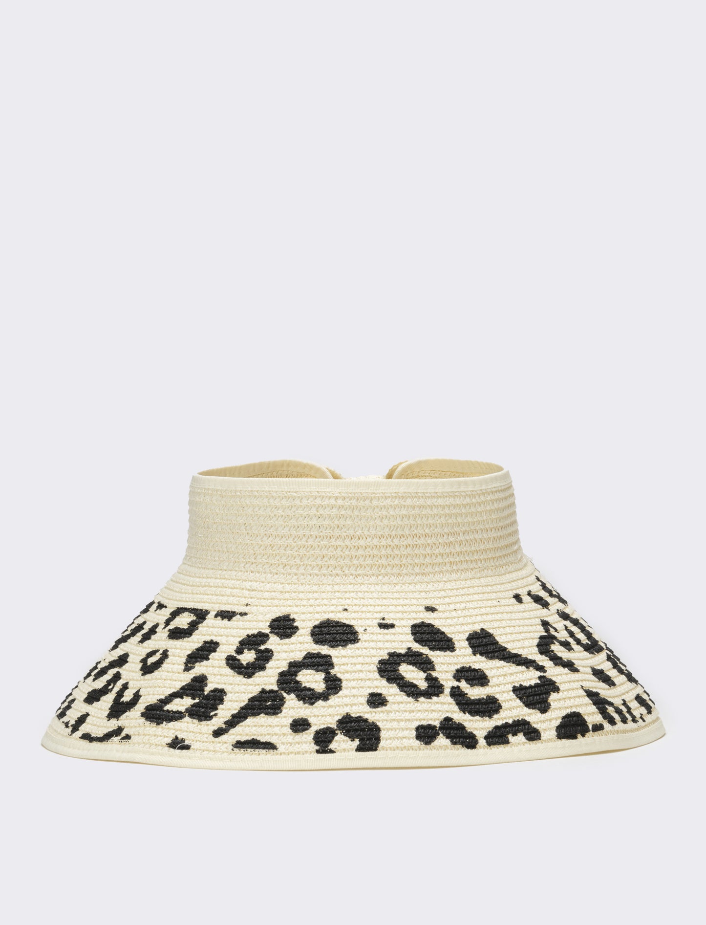 Cappello donna visiera leopardo - Bianco