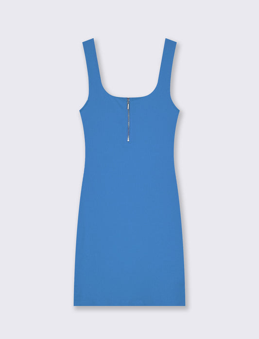 Vestito corto da donna - Bluette