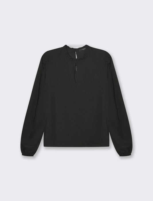 Womens Long Sleeve Shirt - Black