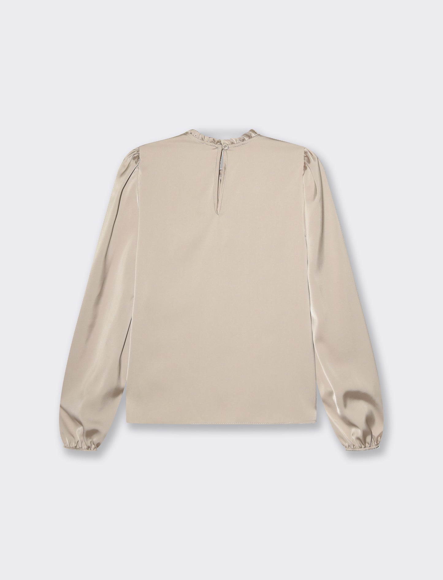 Womens Long Sleeve Shirt - Beige