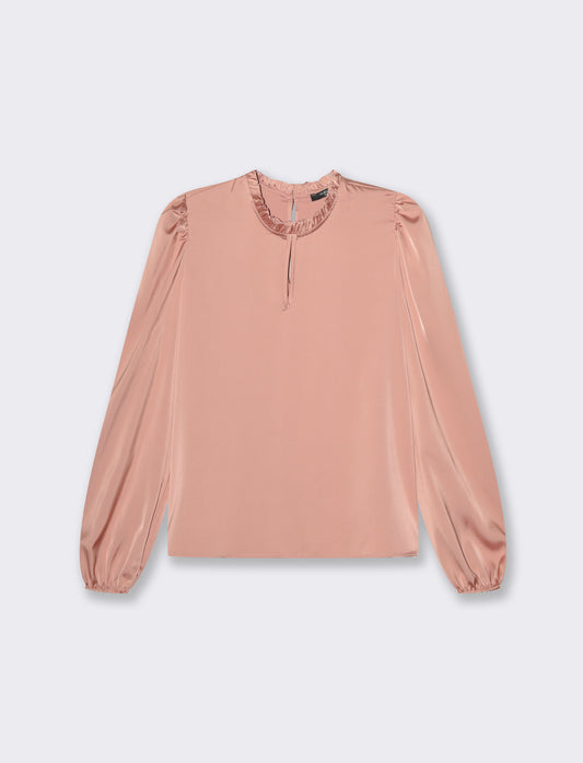 Womens Long Sleeve Shirt - Pink