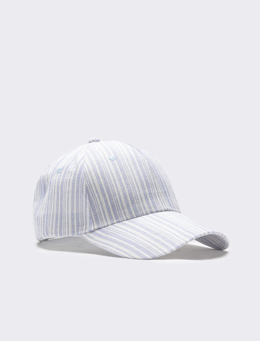 Cappello uomo baseball righine regolabile - Denim