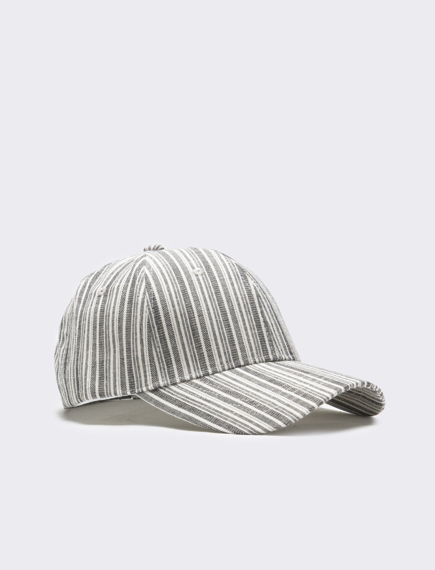 Cappello uomo baseball righine regolabile - Nero