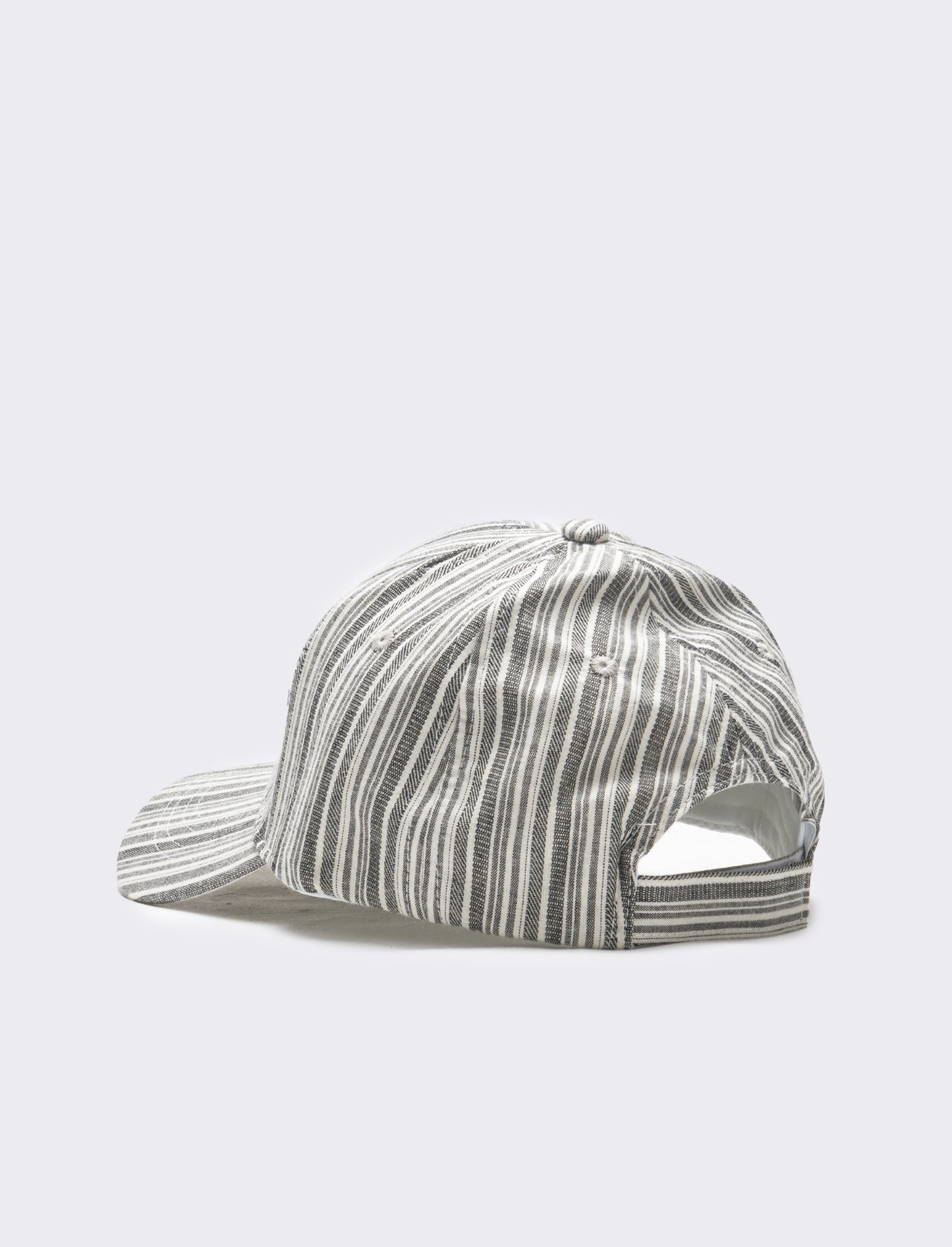 Cappello uomo baseball righine regolabile - Nero