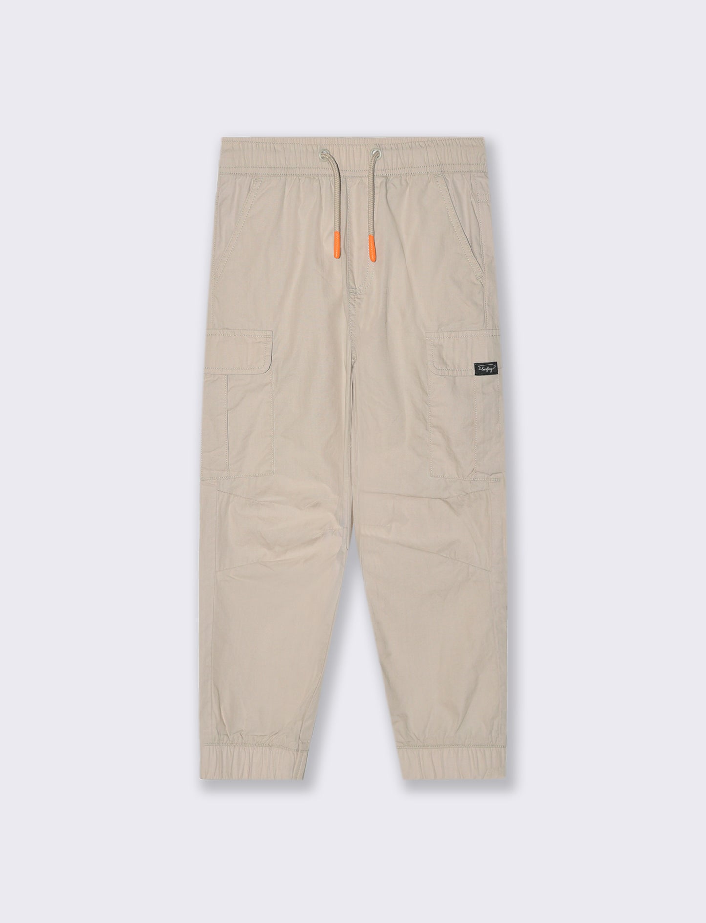 Pantalone modello cargo in cotone da bambino - Beige
