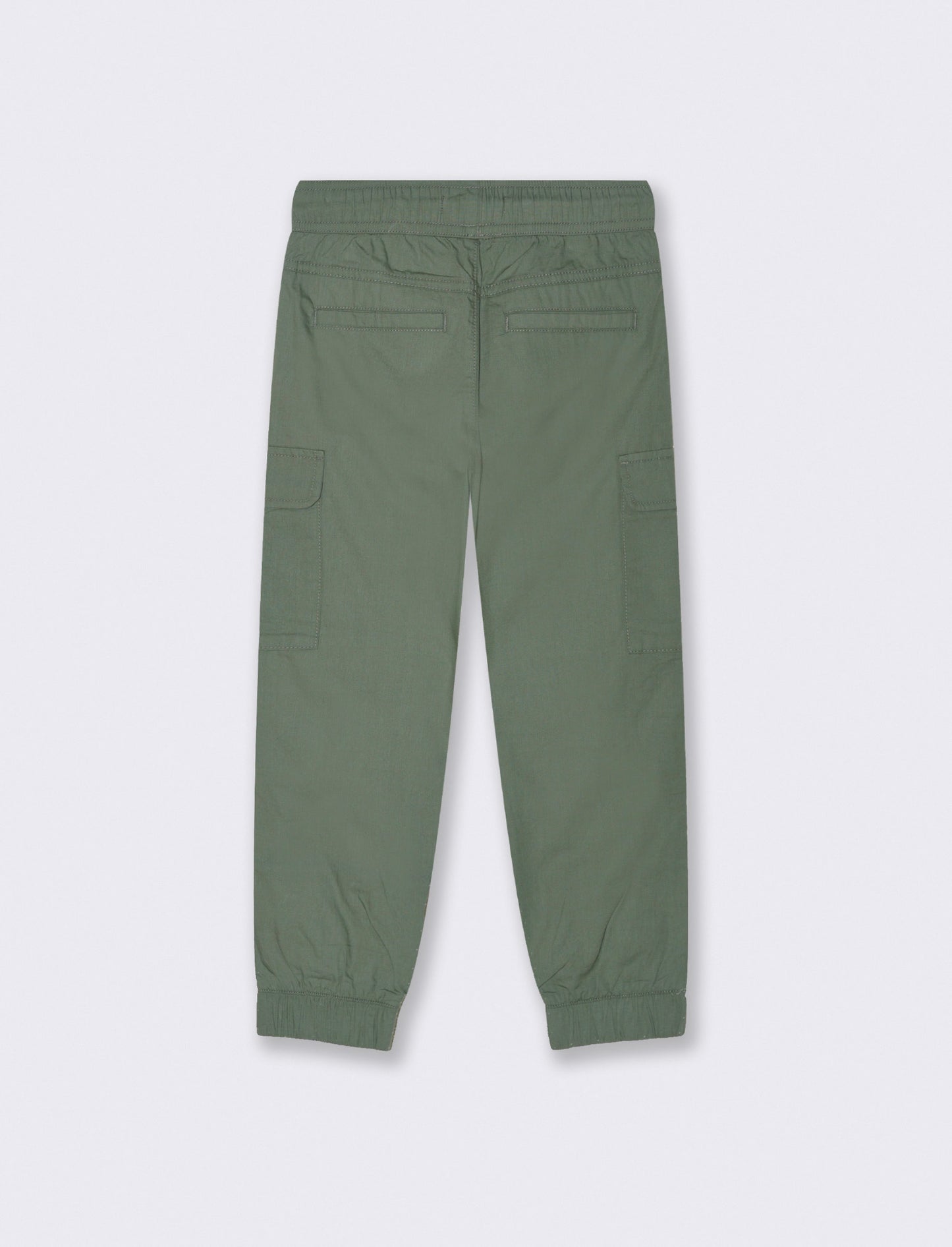 Pantalone modello cargo in cotone da bambino - Verde